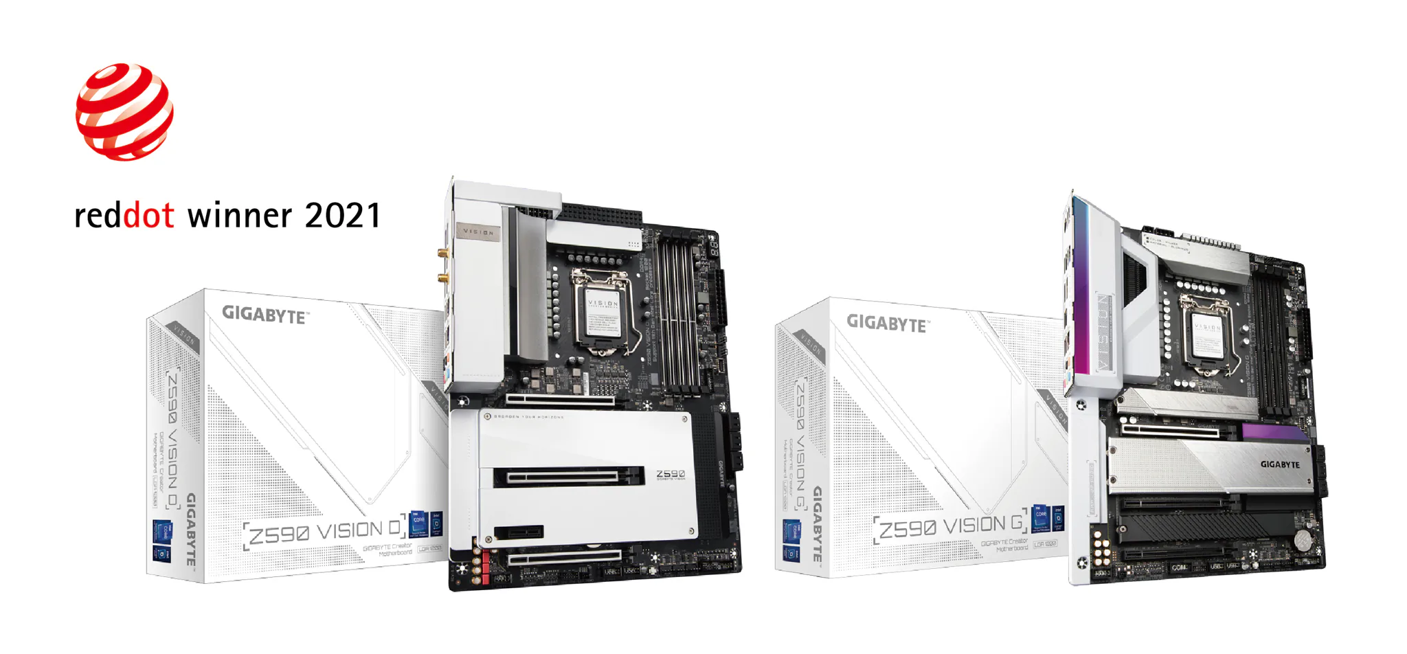 GIGABYTE đoạt giải thiết kế Red Dot hạng mục Bo mạch chủ dành cho nhà sáng tạo nội dung và Card đồ họa chơi game