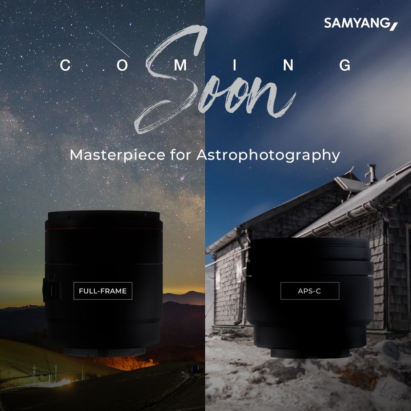 Samyang hé lộ ra mắt 2 ống kính chụp thiên văn mới cho APS-C và Full Frame