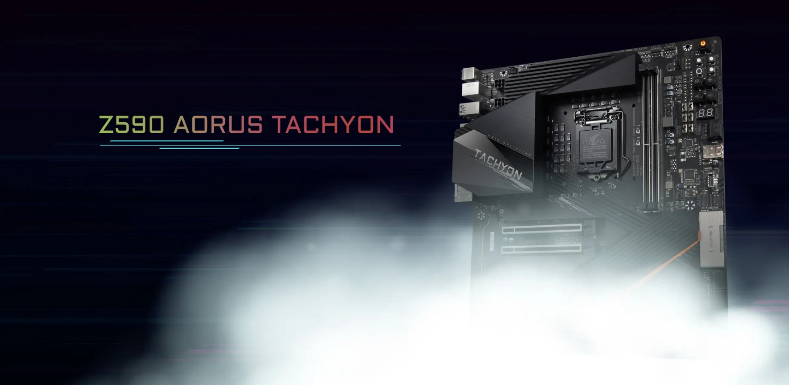 GIGABYTE Z590 AORUS TACHYON phá kỷ lục ép xung vớ i9-11900K, đạt kỷ lục ép xung với xung nhịp 7.31 GHz