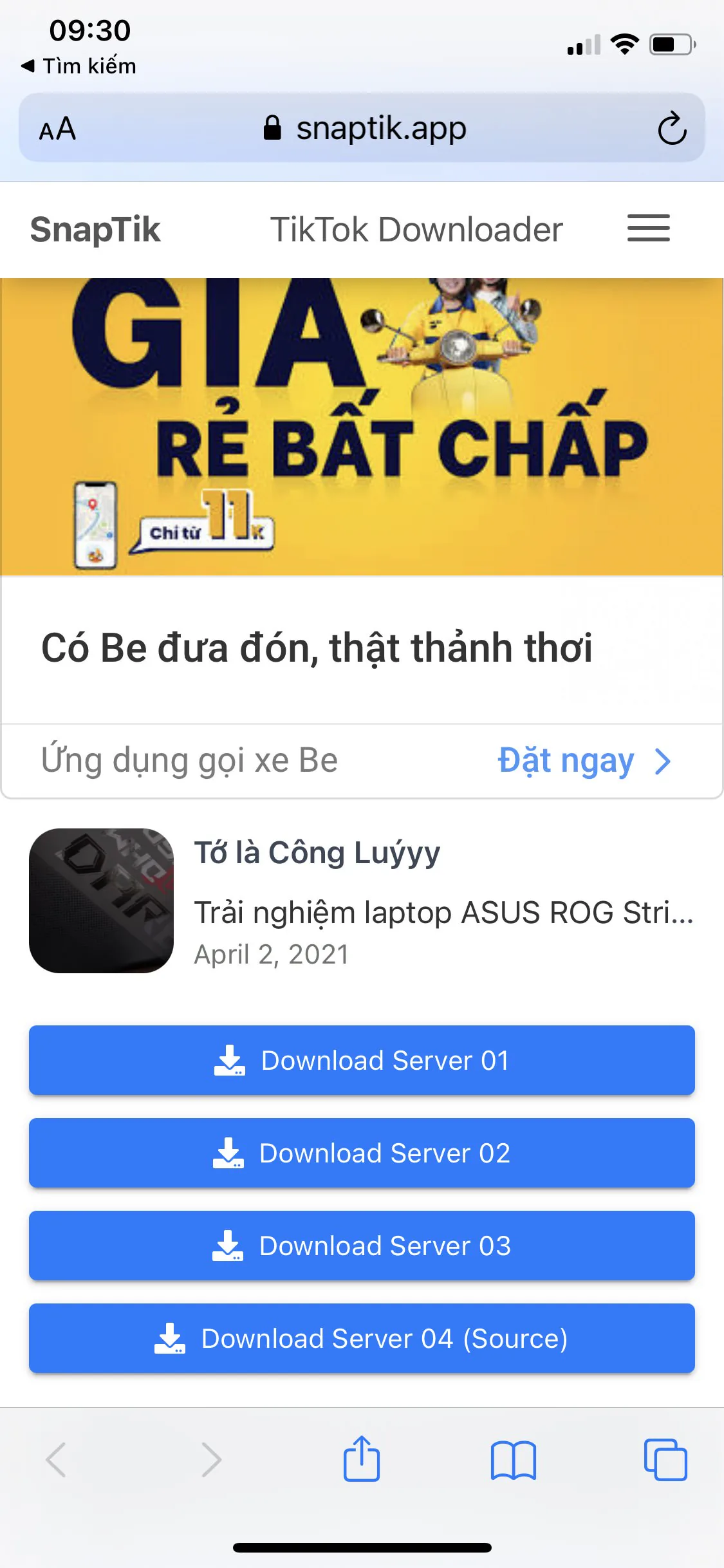 Hướng dẫn cách tải video từ TikTok mà không dính logo