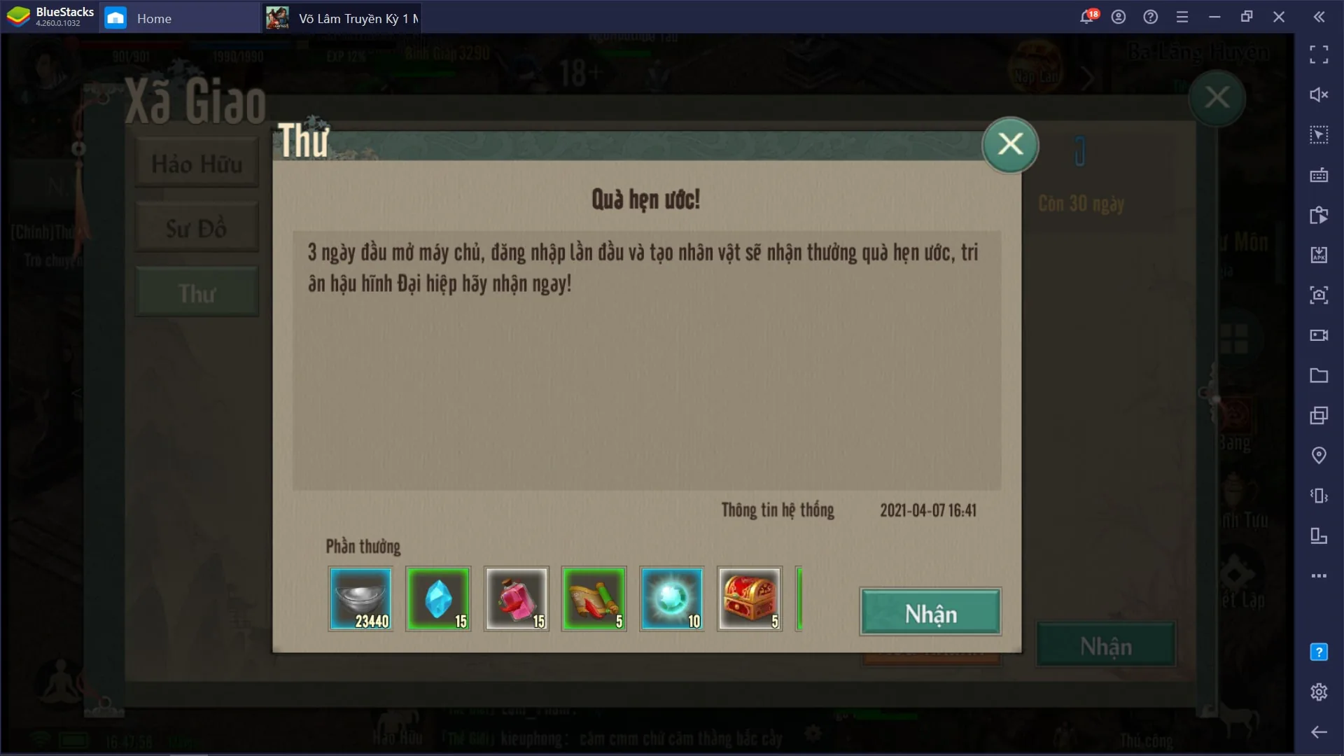 Chơi game Võ Lâm Truyền Kỳ 1 Mobile với BlueStacks: Tái xuất giang hồ, bình định thiên hạ