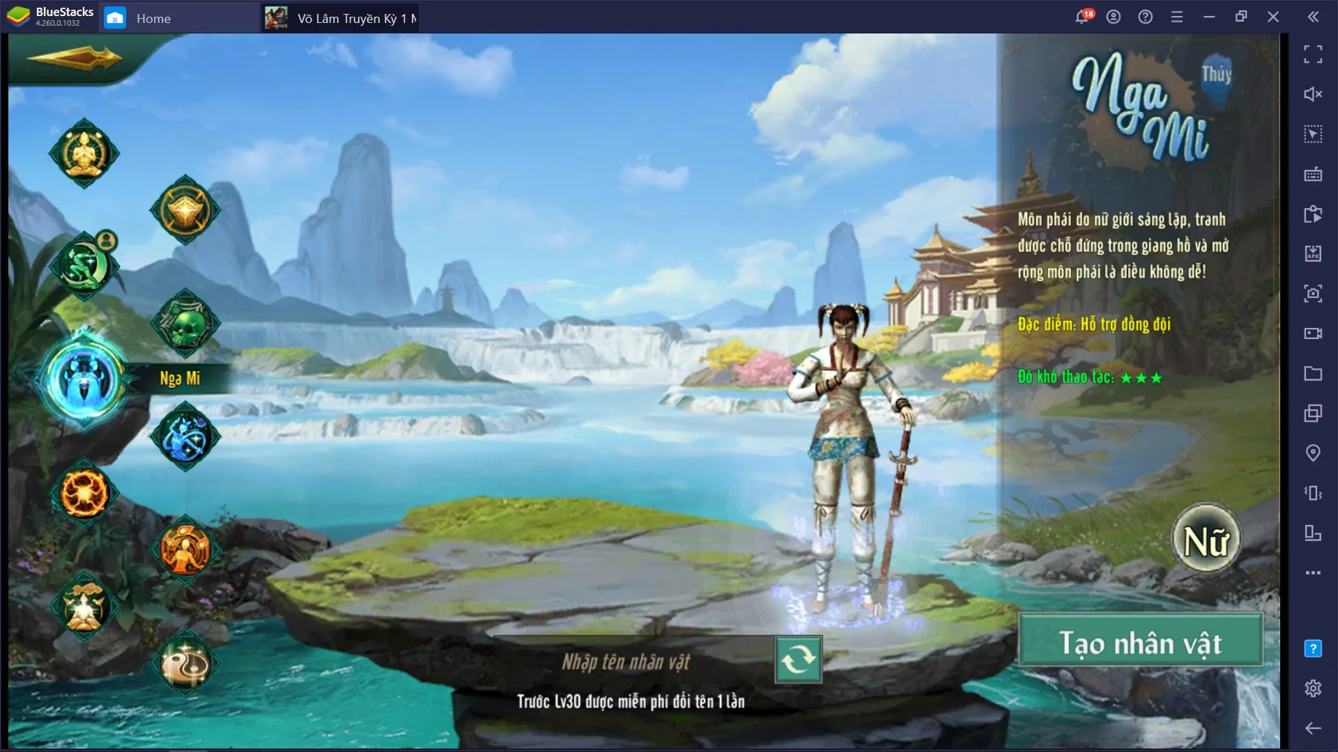 Chơi game Võ Lâm Truyền Kỳ 1 Mobile với BlueStacks: Tái xuất giang hồ, bình định thiên hạ