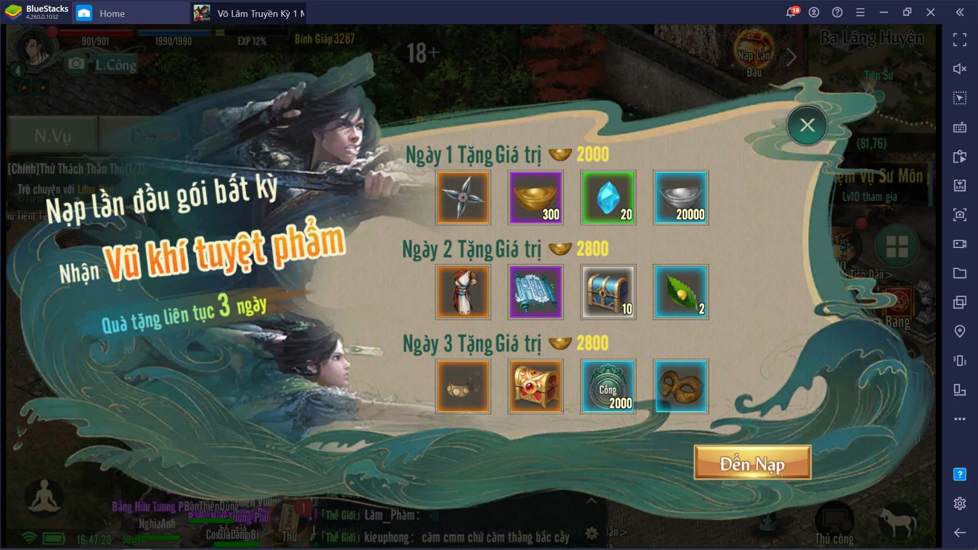 Võ Lâm Truyền Kỳ 1 Mobile