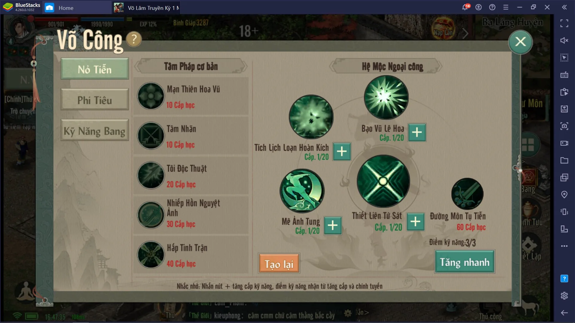 Chơi game Võ Lâm Truyền Kỳ 1 Mobile với BlueStacks: Tái xuất giang hồ, bình định thiên hạ