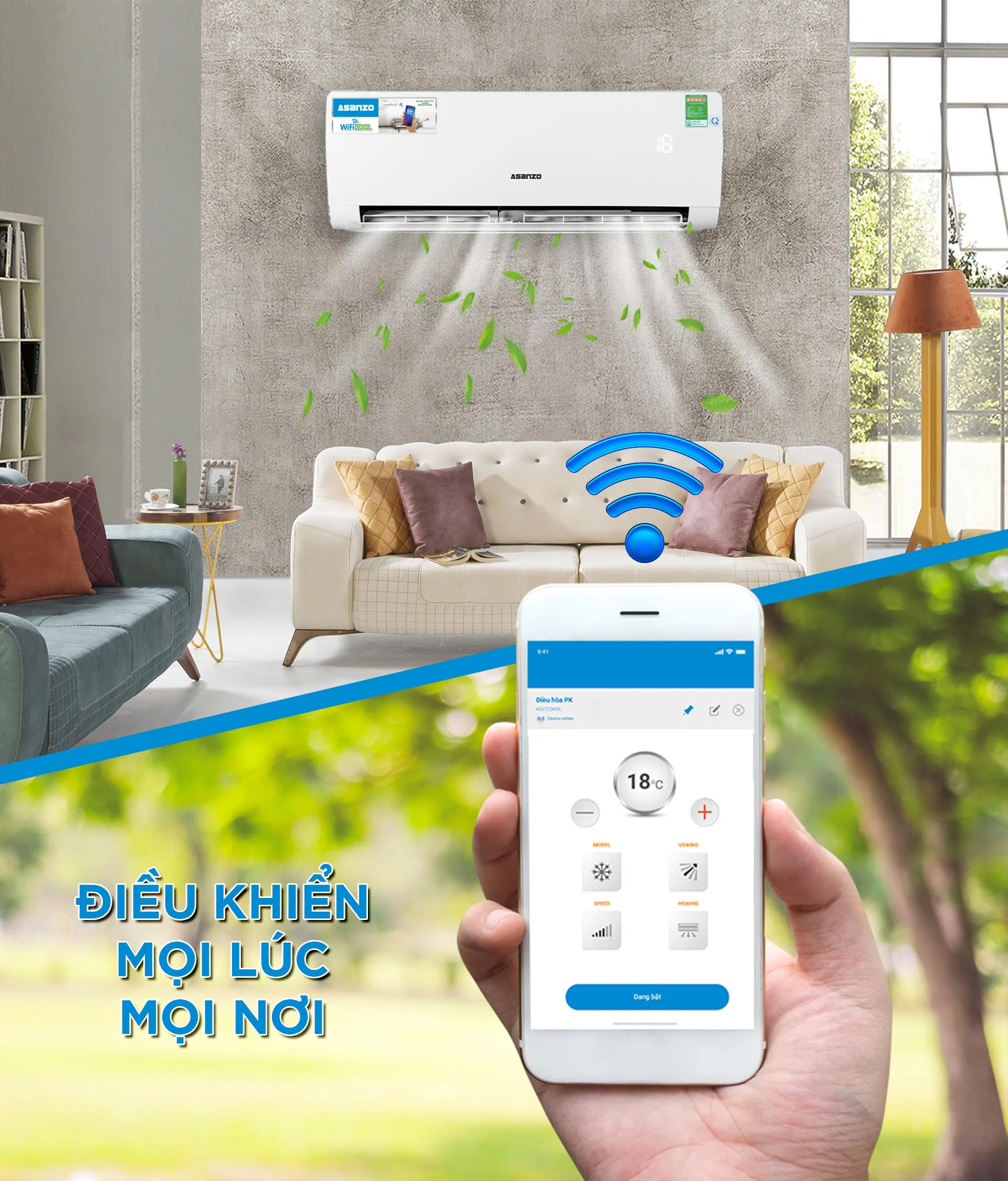 Asanzo ra mắt điều hòa thông minh đầu tiên tích hợp nền tảng smarthome