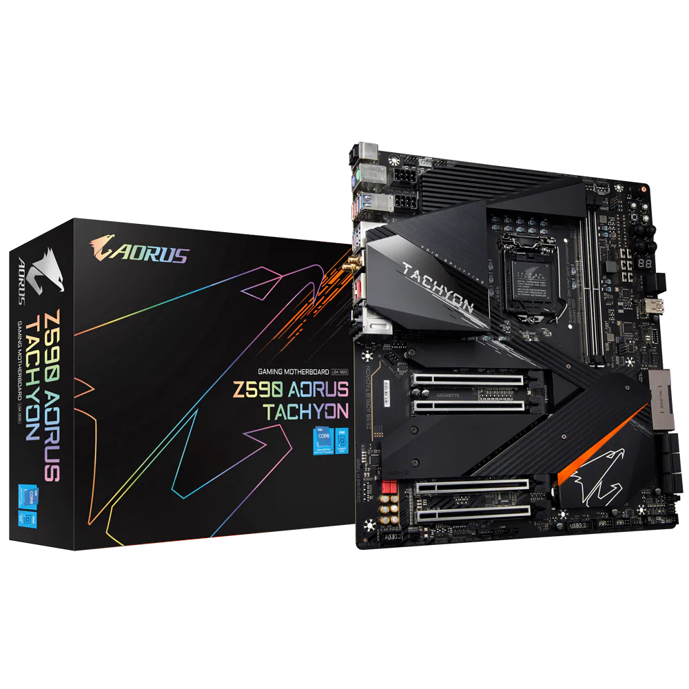 GIGABYTE Z590 AORUS TACHYON phá kỷ lục ép xung vớ i9-11900K, đạt kỷ lục ép xung với xung nhịp 7.31 GHz