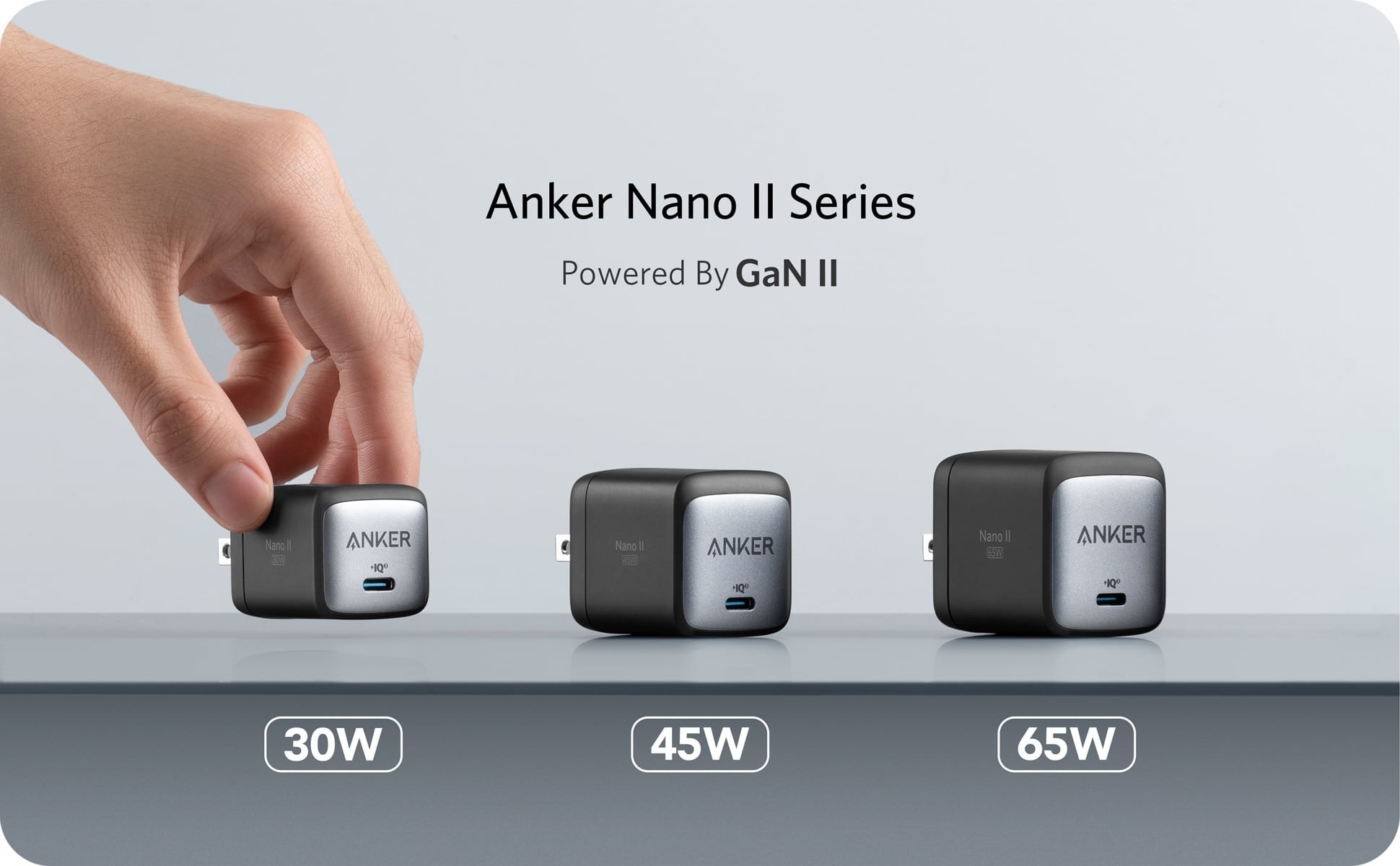 Anker ra mắt củ sạc Nano II cổng USB-C chuẩn GaN nhỏ gọn, ba lựa chọn 30W, 45W và 65W