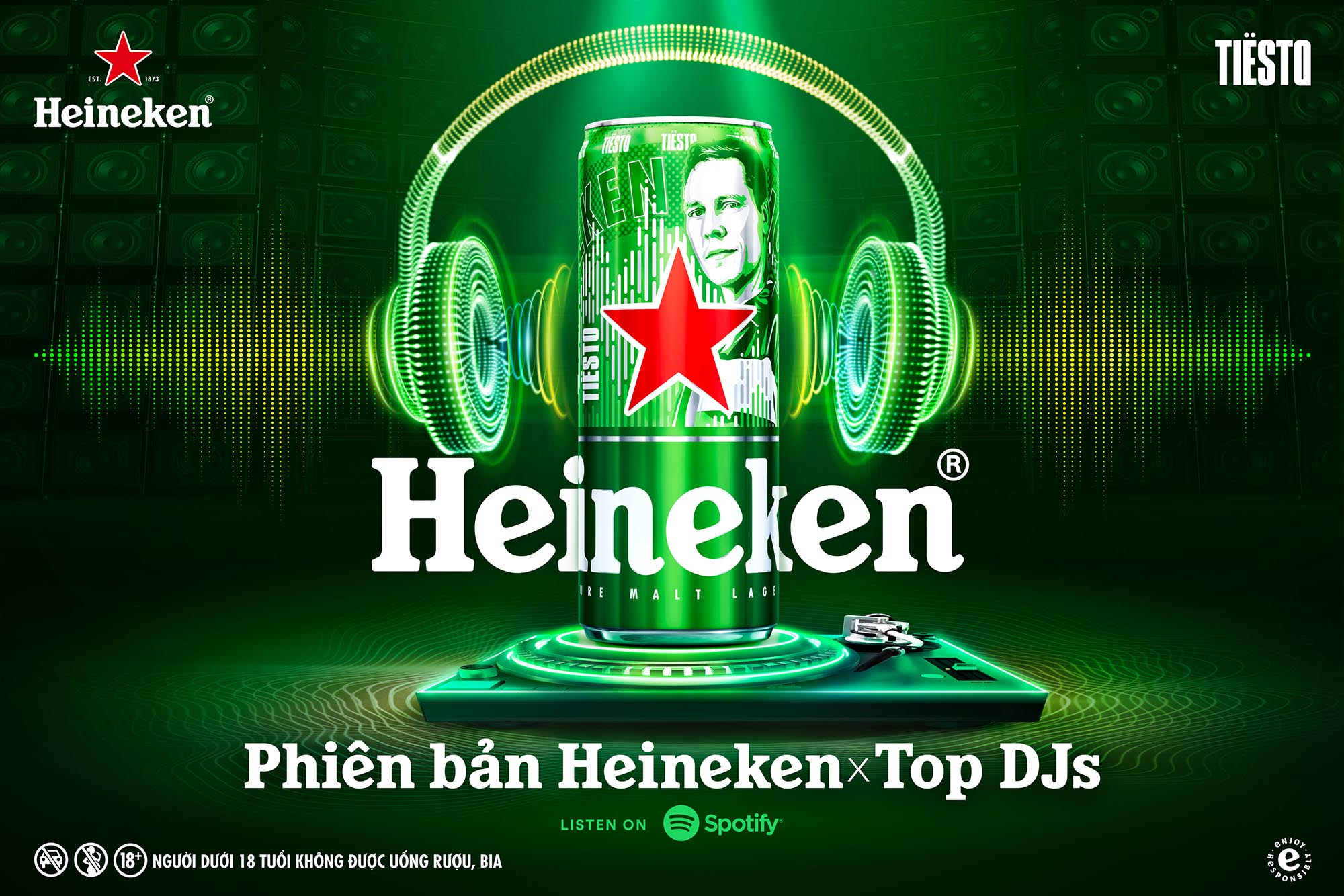 Phiên bản lon cao Heineken® x Top DJs mang đến trải nghiệm âm nhạc điện tử độc đáo cho người tiêu dùng Việt Nam