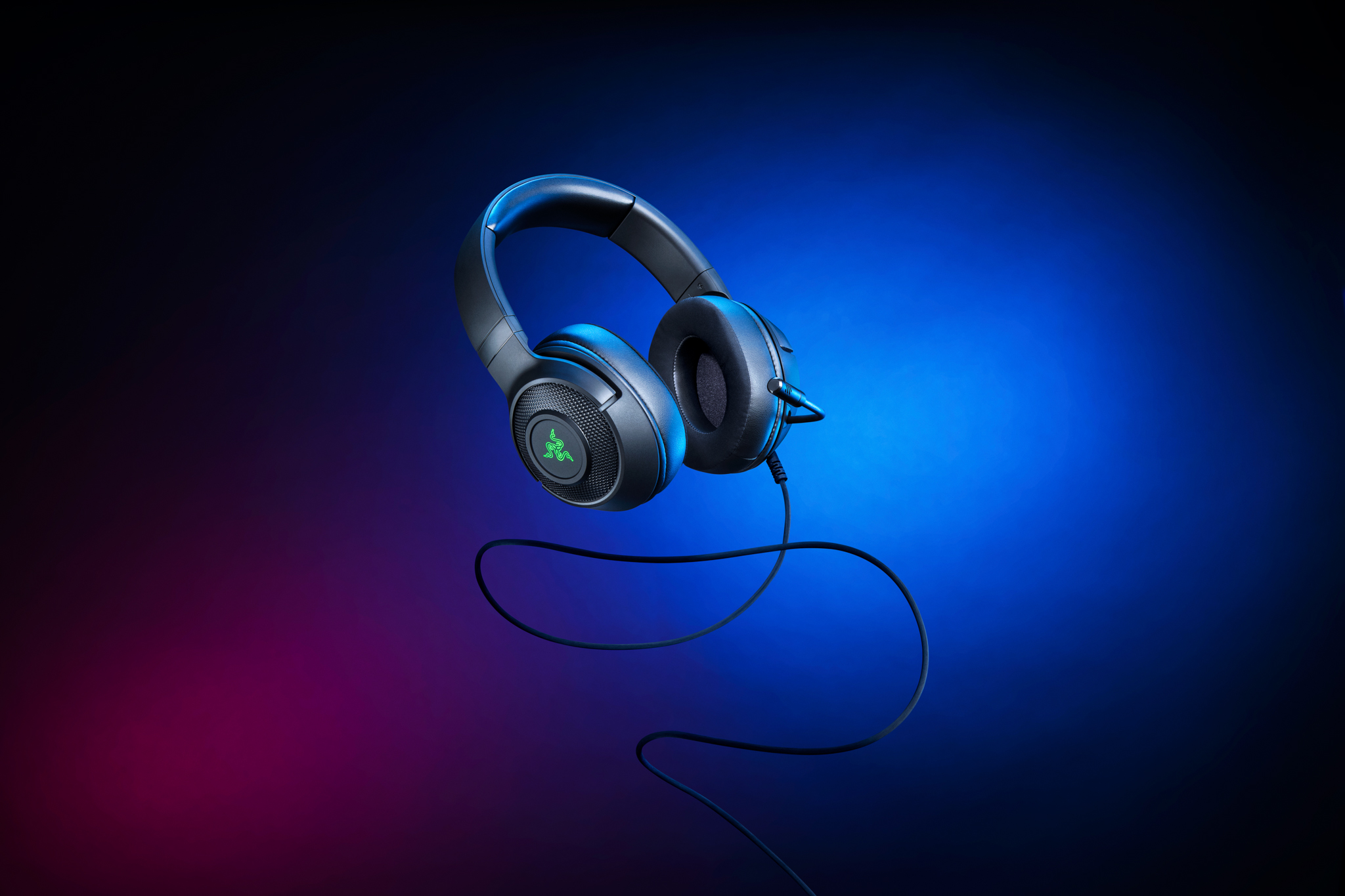 Tận hưởng trải nghiệm game tiện nghi với tai nghe Razer Kraken V3 X siêu nhẹ