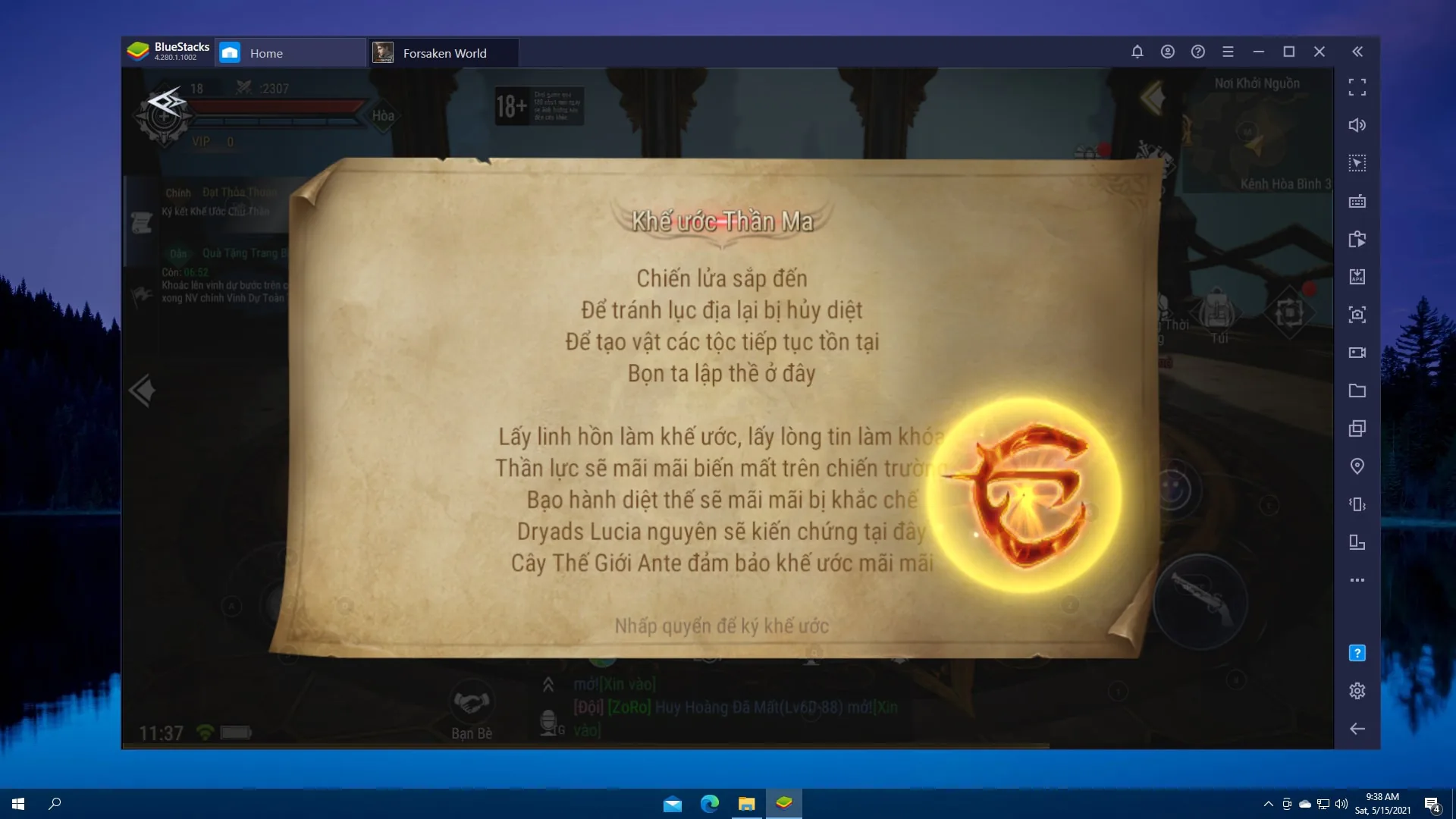Tôi thăng cấp nhanh và trở nên mạnh hơn trong game Forsaken World: Thần Ma Đại Lục với BlueStacks như thế nào?