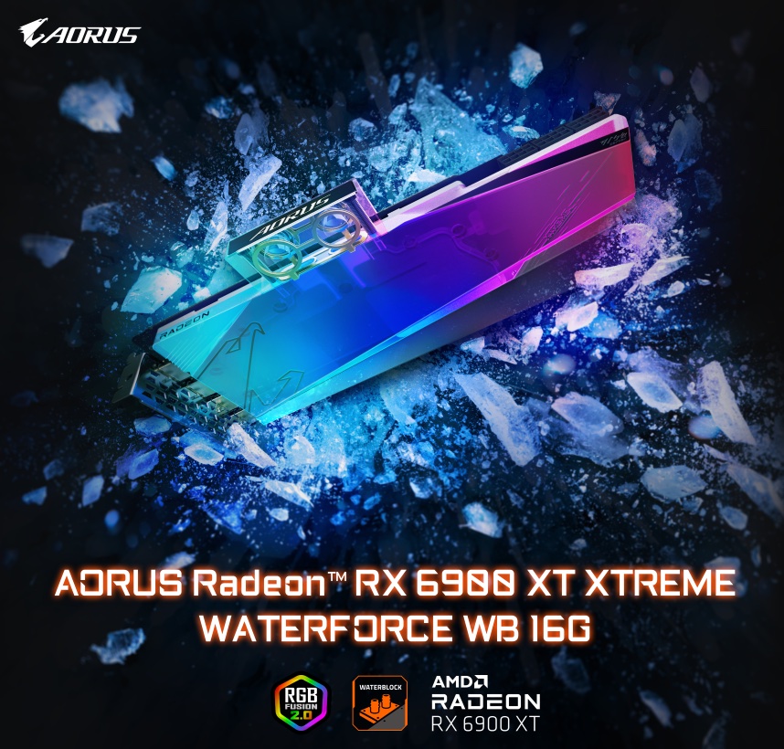 GIGABYTE ra mắt card AORUS Radeon RX 6900 XT WATERFORCE WB 16G tích hợp công nghệ phát hiện rò rỉ