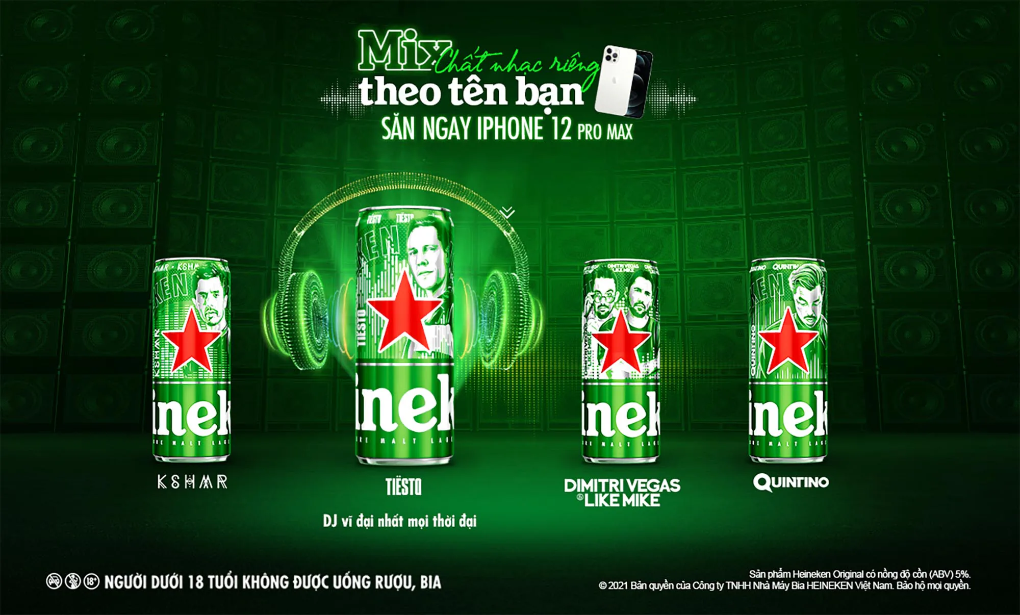 Phiên bản lon cao Heineken® x Top DJs mang đến trải nghiệm âm nhạc điện tử độc đáo cho người tiêu dùng Việt Nam
