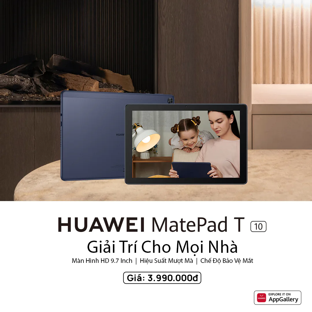 Máy Tính Bảng HUAWEI MatePad T 10 chính thức ra mắt tại Việt Nam: giải pháp hỗ trợ học tập, vui chơi an toàn và lành mạnh