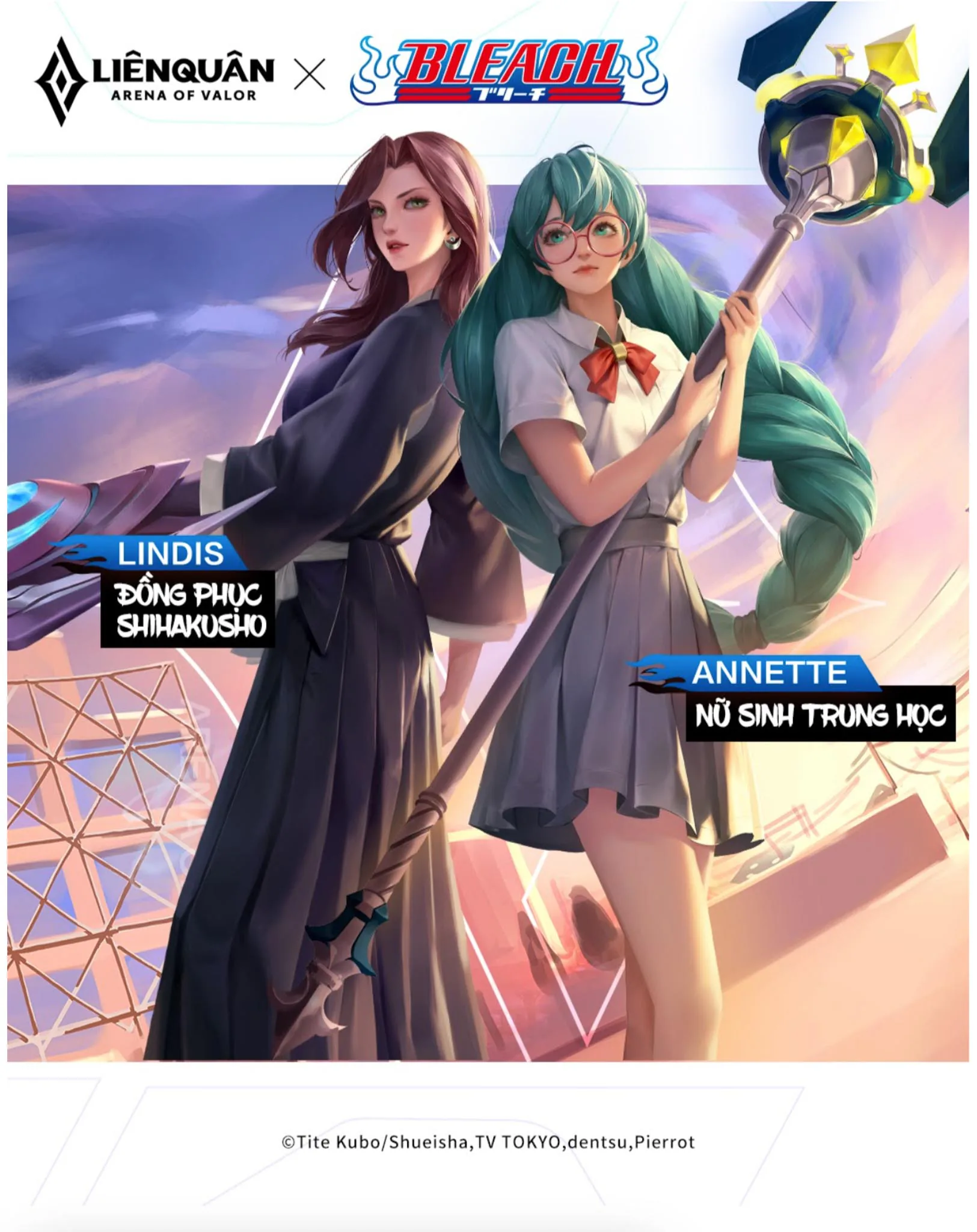 Liên Quân Mobile hợp tác BLEACH mang trang phục độc quyền Ichigo Kurosaki, Byakuya Kuchiki và Toshiro Hitsugaya vào thế giới Liên Quân