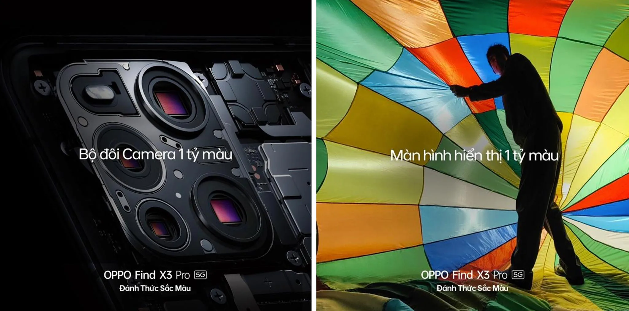 OPPO Find X3 Pro 5G chính thức ra mắt tại Việt Nam: Flagship đầu tiên sở hữu Hệ thống quản lý 1 tỷ màu toàn diện