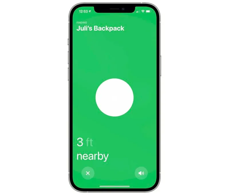 Cách dùng để tìm vị trí chính xác AirTag với iPhone 11 và iPhone 12