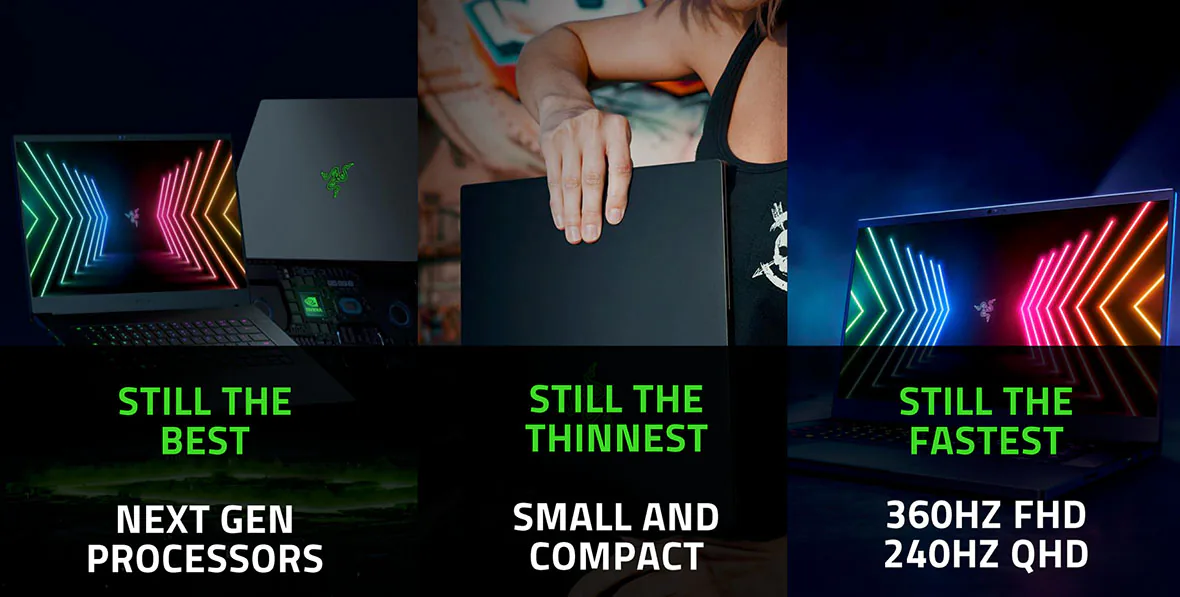Razer ra mắt laptop chơi game Blade 15 mới với màn hình 4K OLED cảm ứng, đồ hoạ RTX và bộ nhớ nhanh hơn