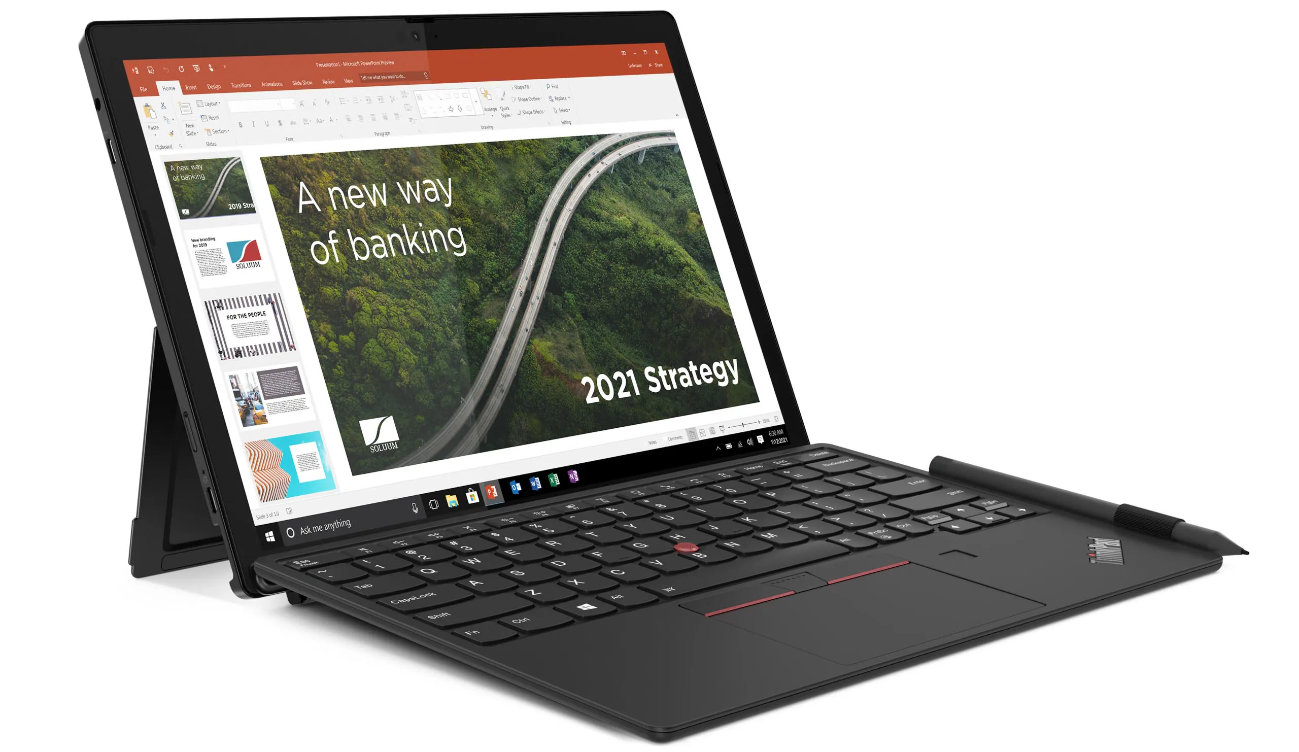 Lenovo ra mắt máy tính bảng hiệu suất cao ThinkPad X12 Detachable với bàn phím rời