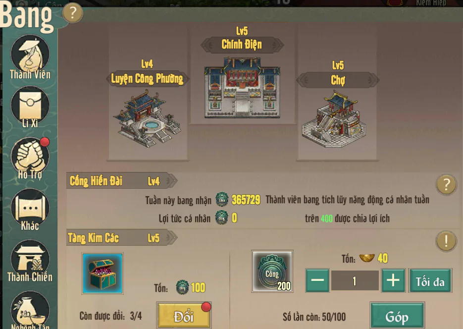 Hướng dẫn tân thủ Võ Lâm Truyền Kỳ 1 Mobile dành cho người mới