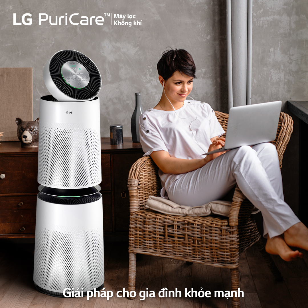 LG ra mắt máy lọc không khí LG PuriCare 360° với bộ lọc SafePlus ưu việt
