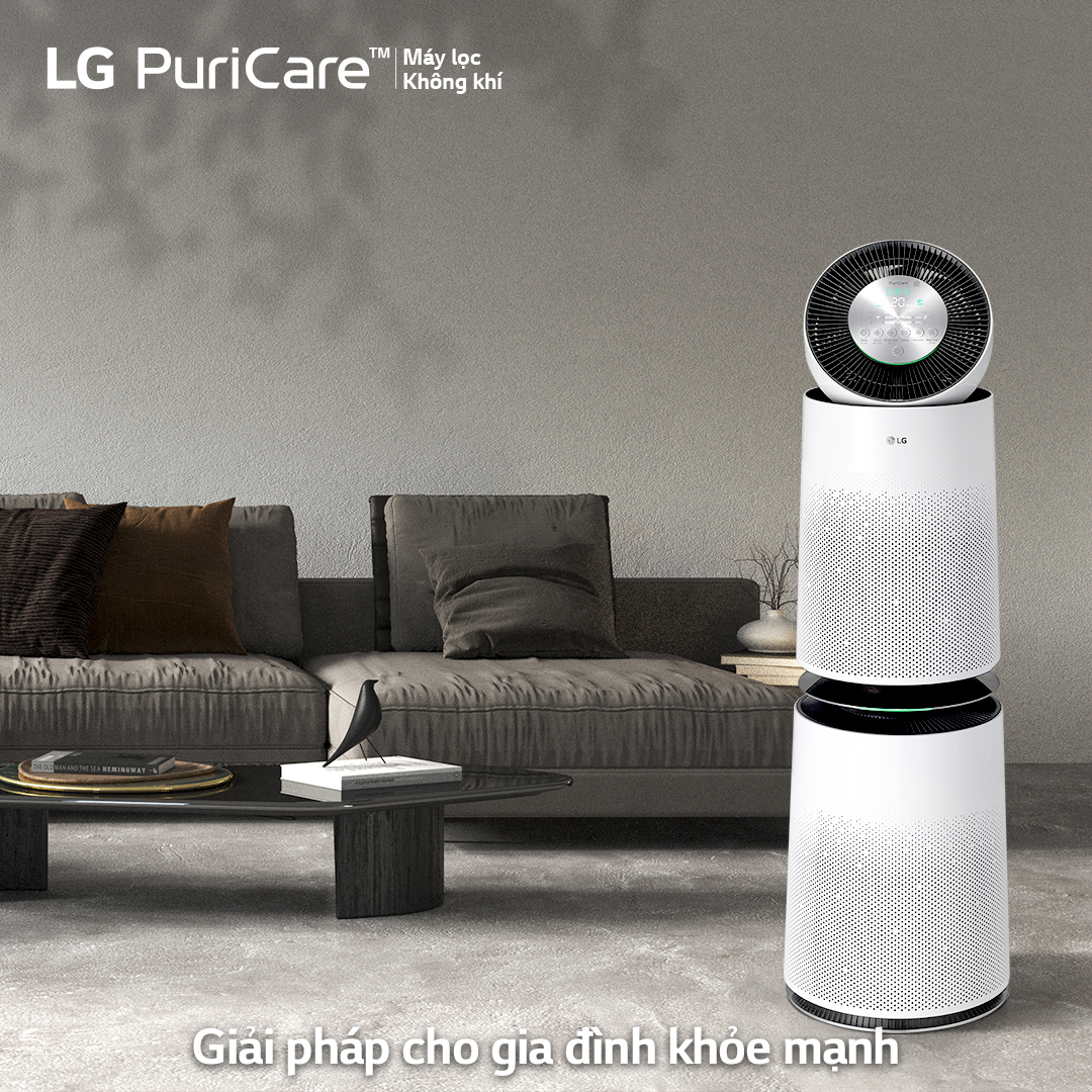 LG ra mắt máy lọc không khí LG PuriCare 360° với bộ lọc SafePlus ưu việt