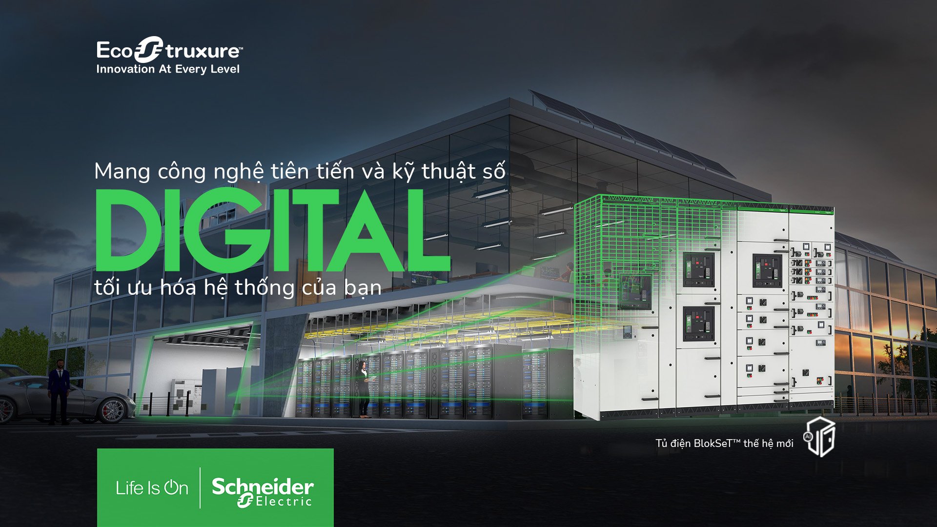 Schneider Electric giới thiệu thế hệ tủ điện hạ thế BlokSeT mới