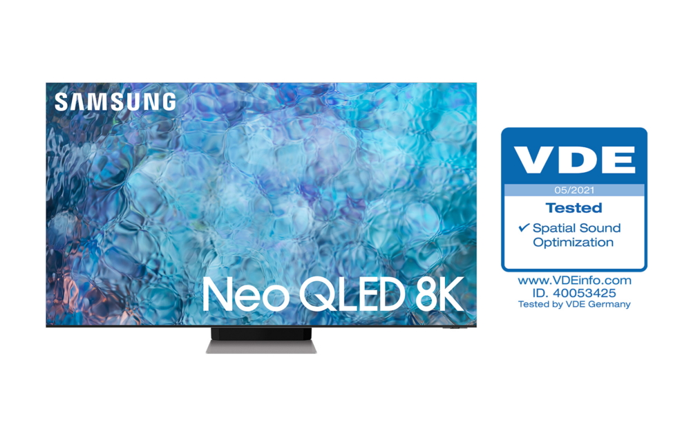 TV Samsung Neo QLED đạt chứng nhận ‘Spatial Sound Optimization’ từ VDE