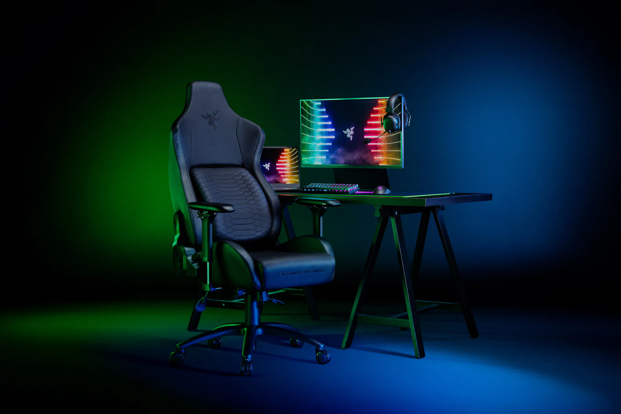 Razer ra mắt ghế gaming Razer Iskur X, phụ kiện thiết yếu cho game thủ