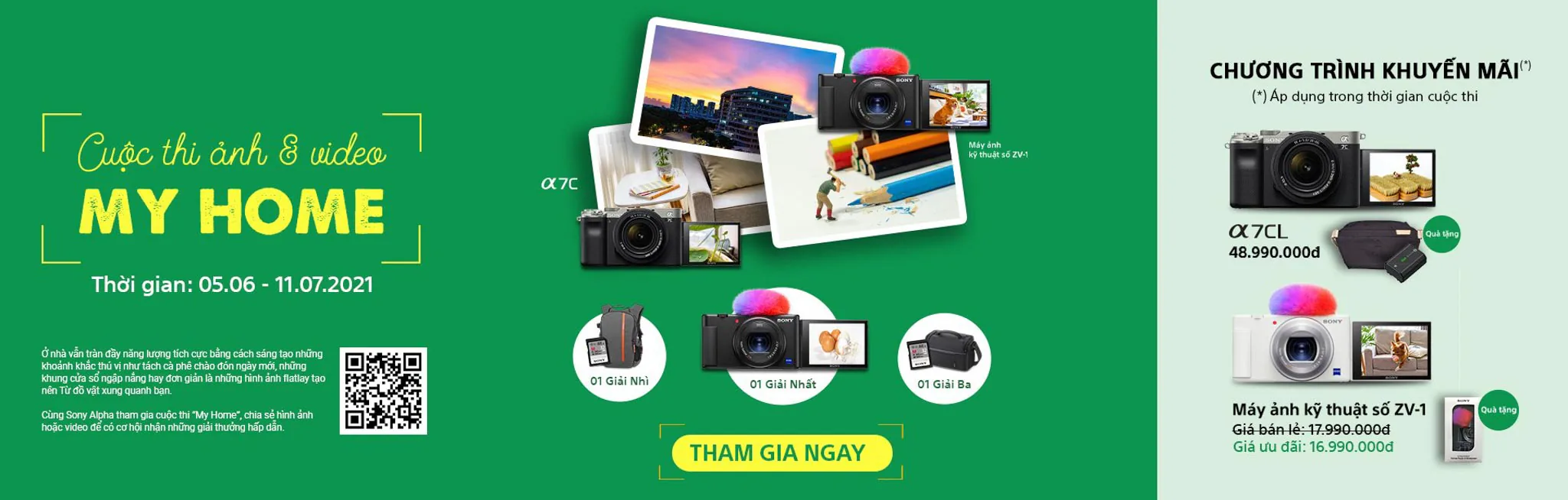 Sony Việt Nam ra mắt trang Sony Alpha trên Instagram, công bố cuộc thi “My home” với nhiều giải thưởng hấp dẫn