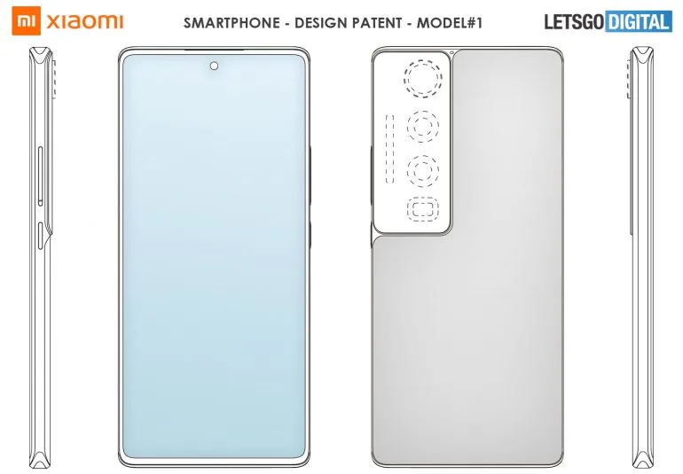 Xiaomi nộp bằng sáng chế 3 smartphone mới với cụm camera siêu to