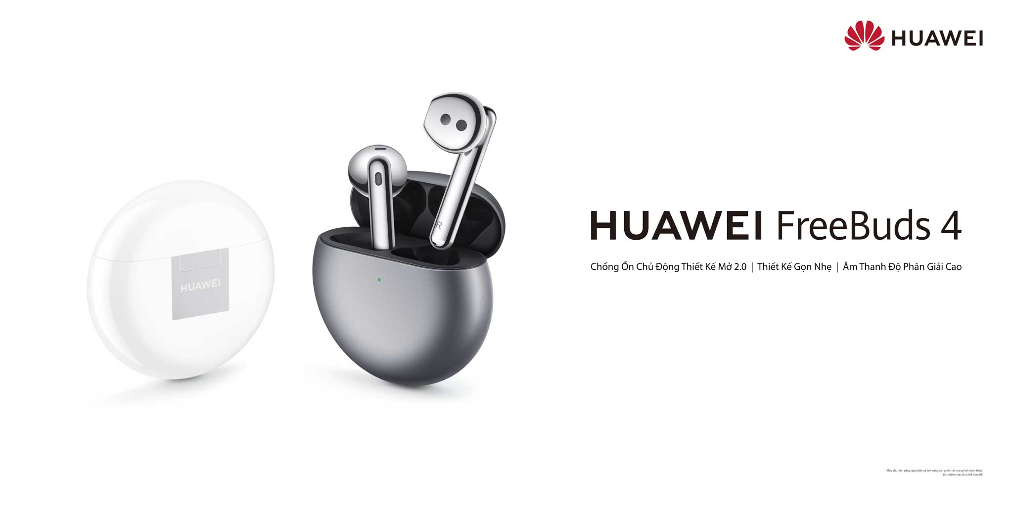 Huawei ra mắt tai nghe FreeBuds 4 tại Việt Nam: Nâng tầm Chống ồn chủ động thiết kế mở mới, kết nối đa thiết bị