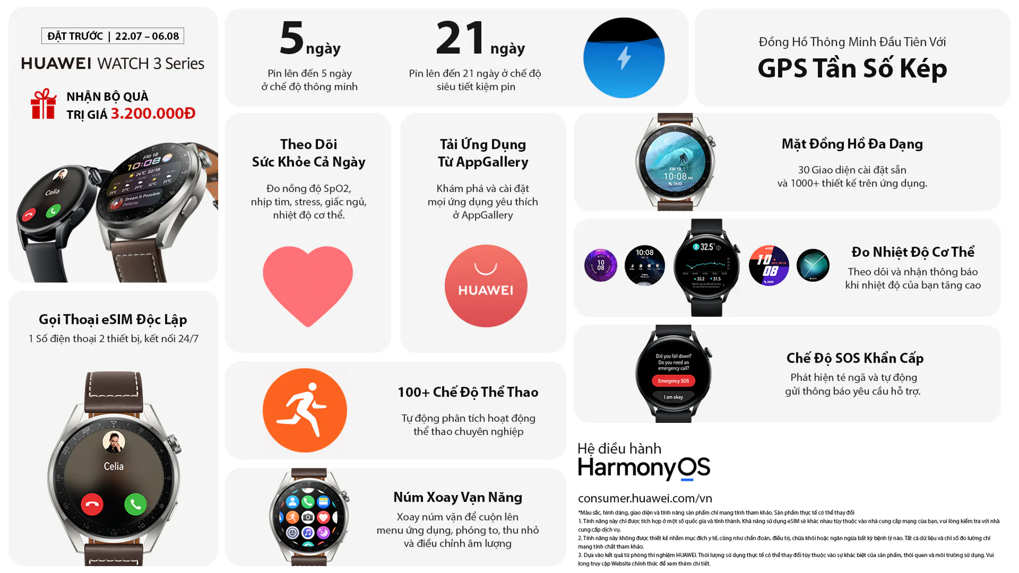 Huawei giới thiệu HUAWEI Watch 3 và HUAWEI Watch 3 Pro tại Việt Nam