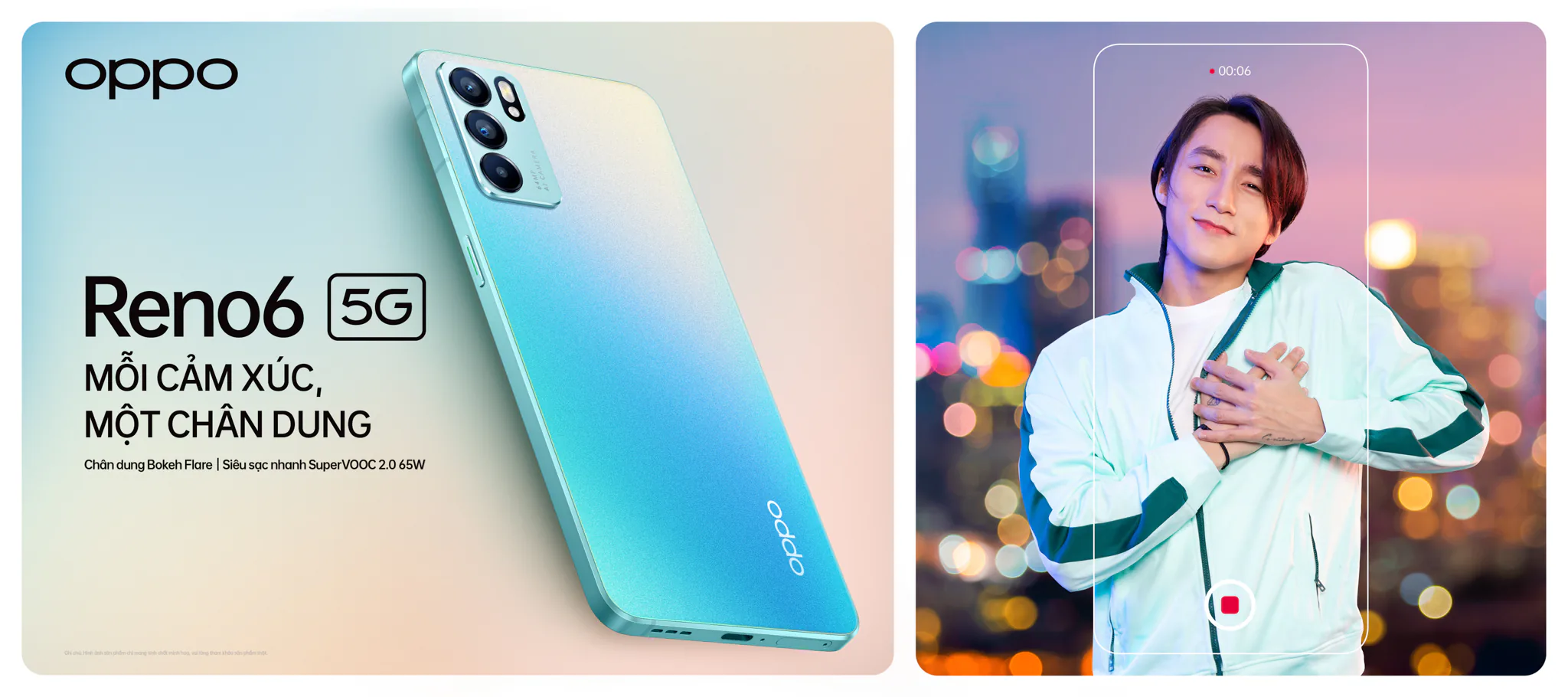 OPPO Reno6 5G chính thức ra mắt với thiết kế thời thượng và Video Chân dung Bokeh Flare ấn tượng