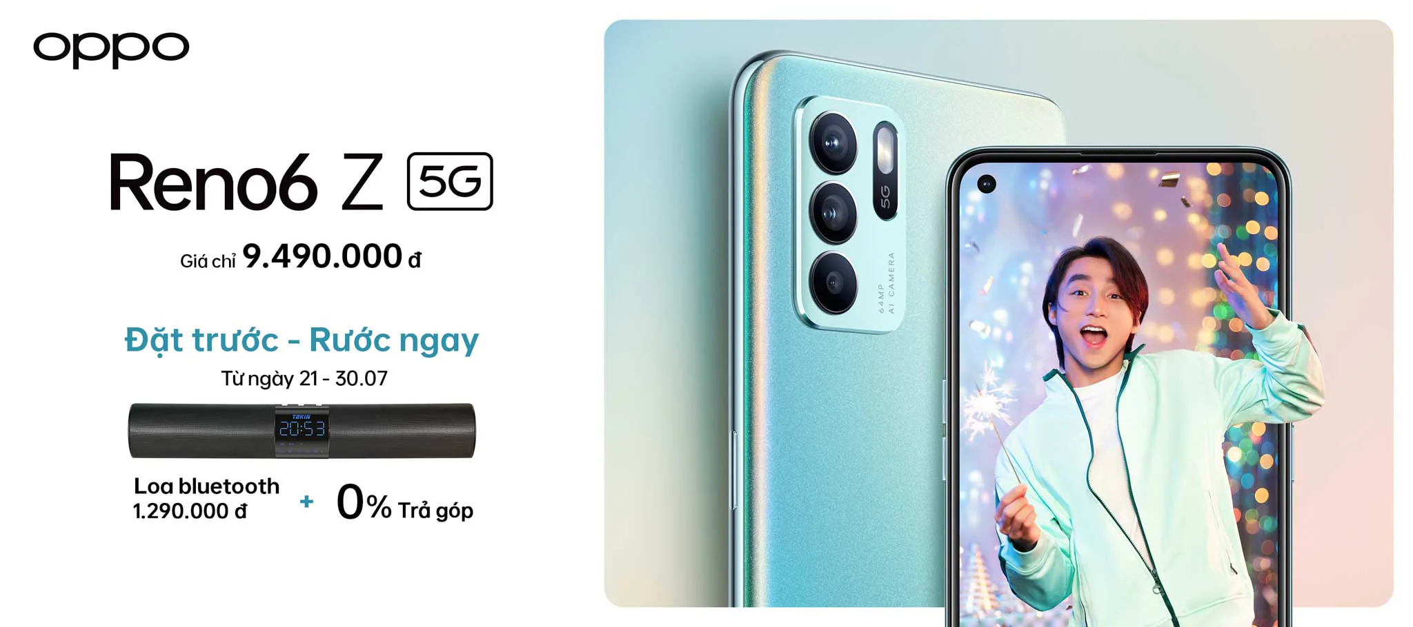 OPPO Reno6 Z 5G chính thức ra mắt tại Việt Nam: Trang bị loạt tính năng chụp chân dung hiện đại, cùng thiết kế Reno Glow thời thượng