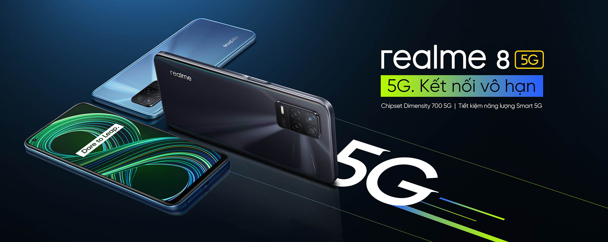 realme 8 5G chính thức ra mắt, mang vi xử lý 5G thế hệ mới với thiết kế sang trọng siêu mỏng nhẹ