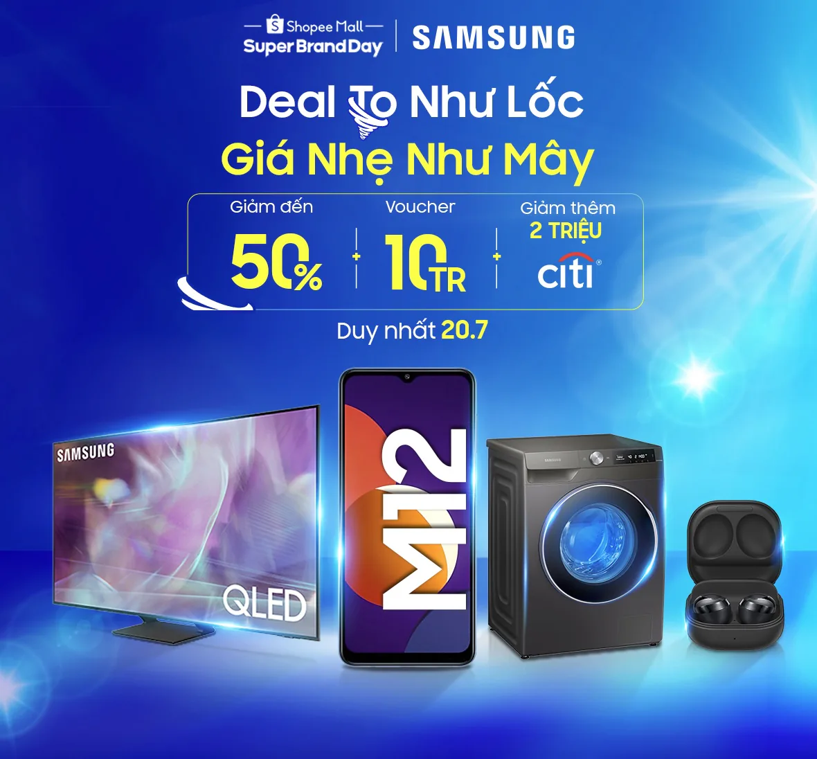 Samsung mang đến ưu đãi lớn cho người tiêu dùng vào Ngày Siêu Thương Hiệu 2021 trên Shopee
