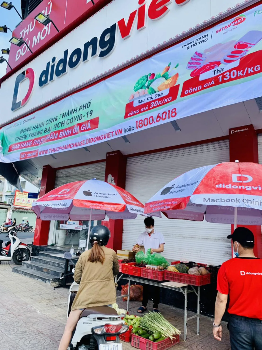 “Thực phẩm chia sẻ” - chiến dịch bán rau củ quả đồng giá tại hệ thống 14 cửa hàng Di Dộng Việt TP.HCM