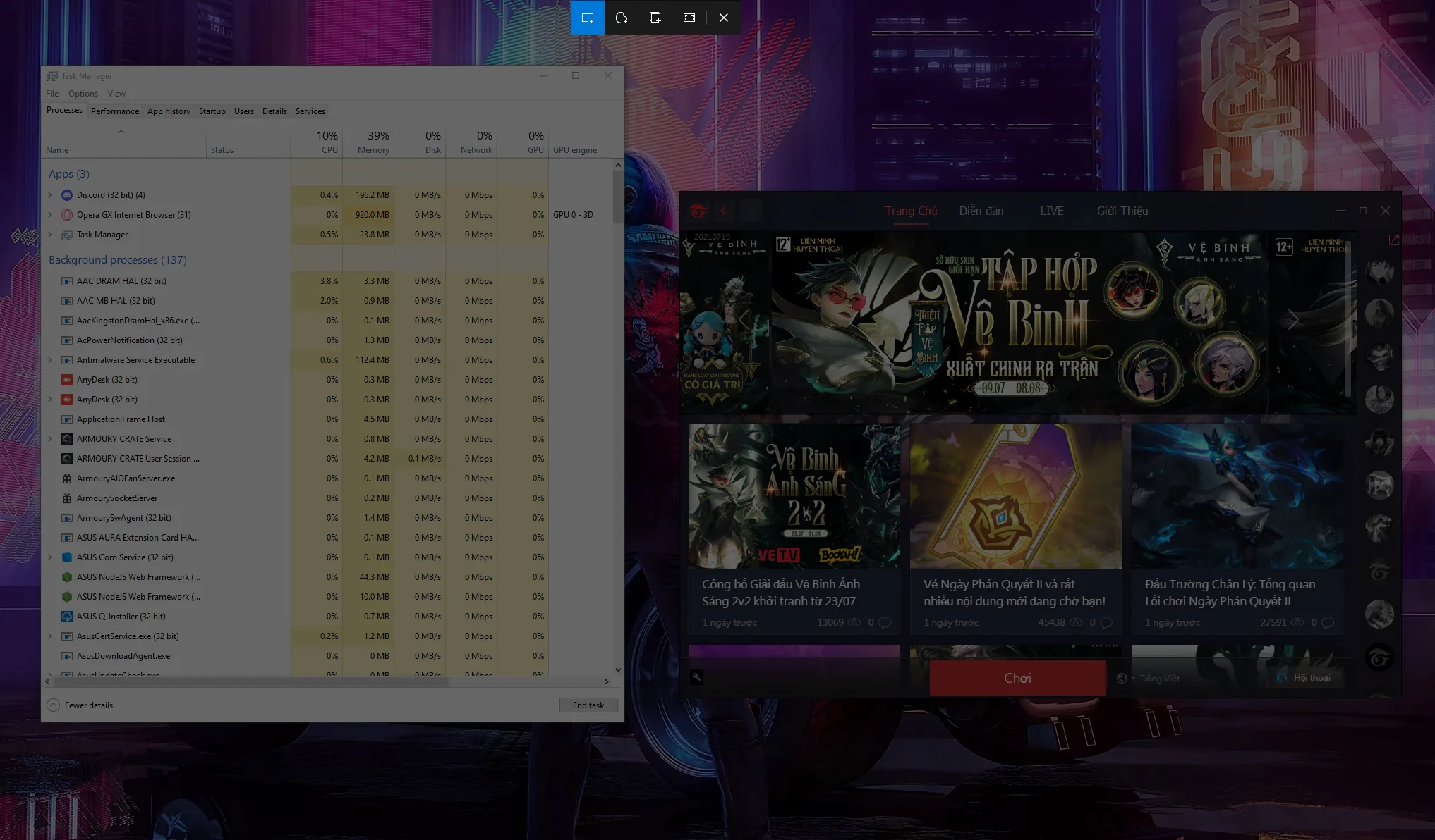 chức năng ẩn trên Windows 10