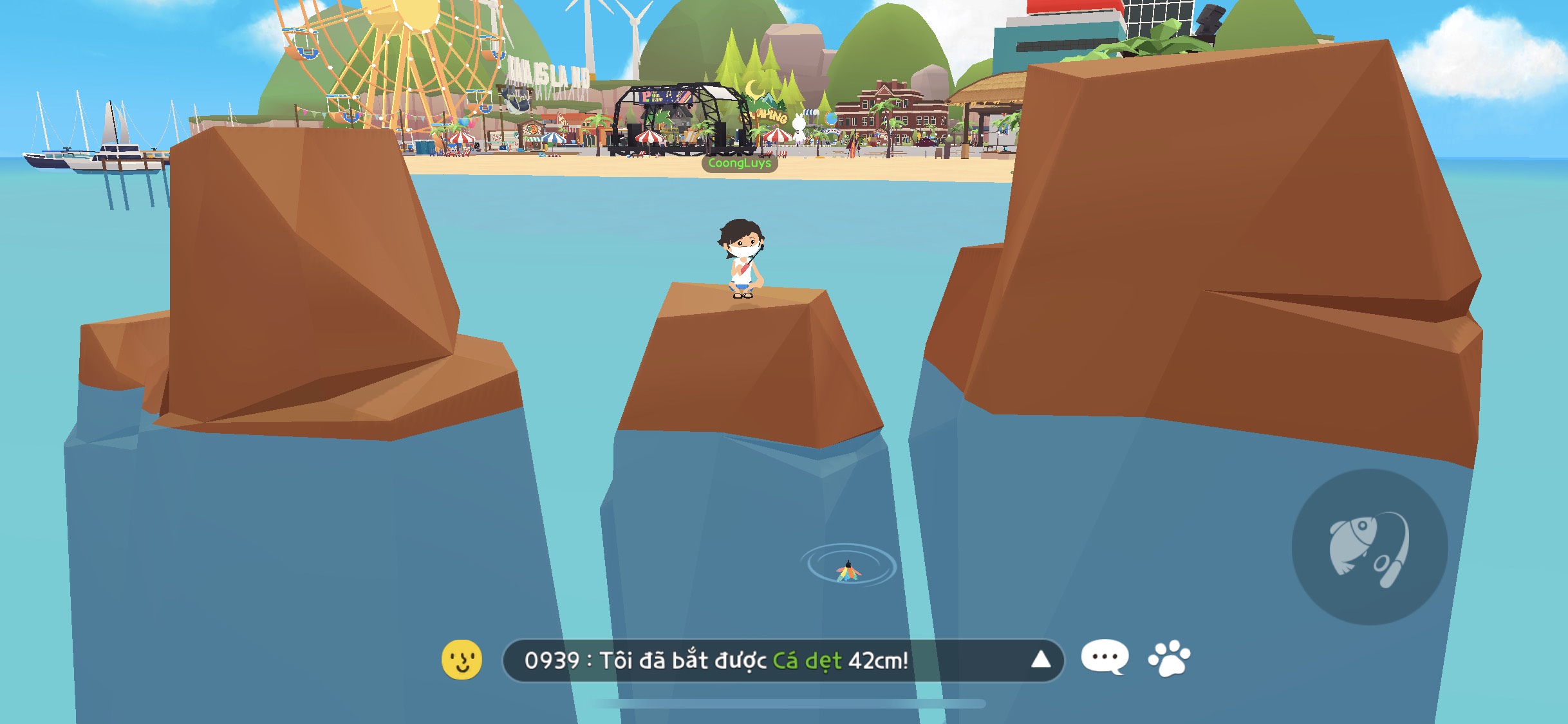 Mách bạn mẹo câu cá và cách câu cá hiếm trong game Play Together