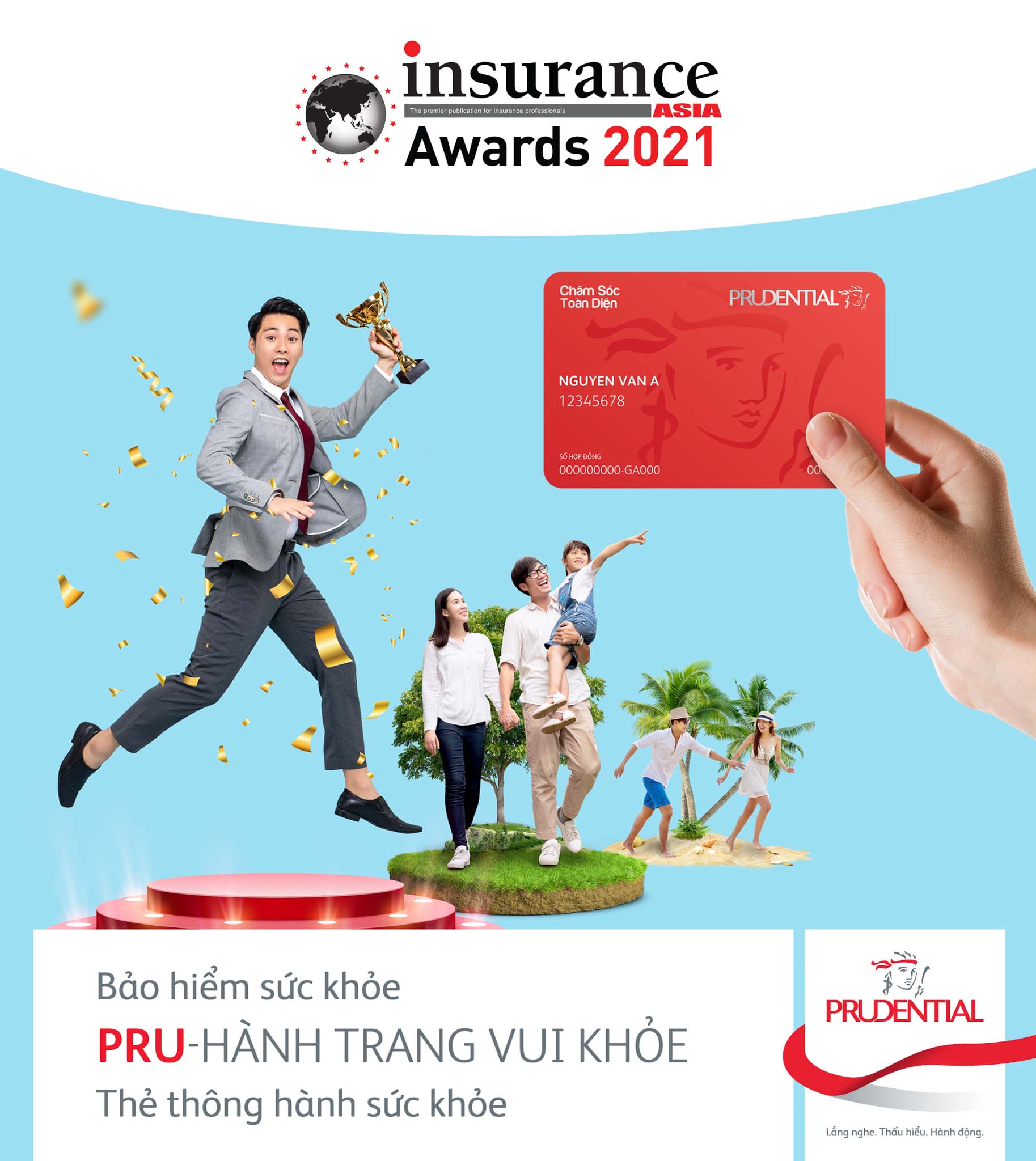 Prudential Việt Nam nhận giải thưởng kép, được vinh danh là “Công ty bảo hiểm nhân thọ quốc tế của năm” tại Insurance Asia Awards 2021