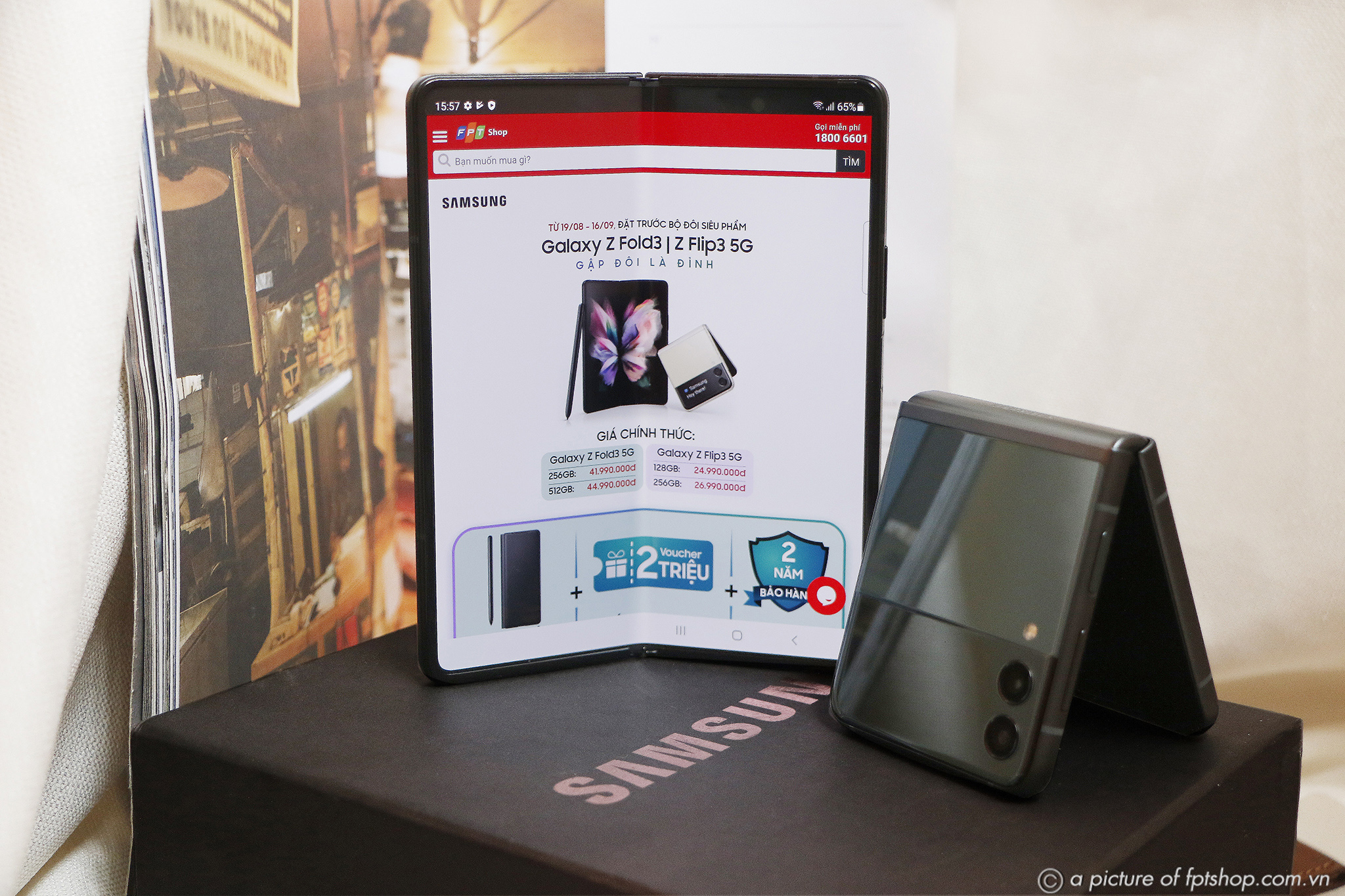 FPT Shop tiếp tục tặng những ưu đãi thiết thực cho khách hàng đặt trước Galaxy Z Fold3 | Flip3 5G