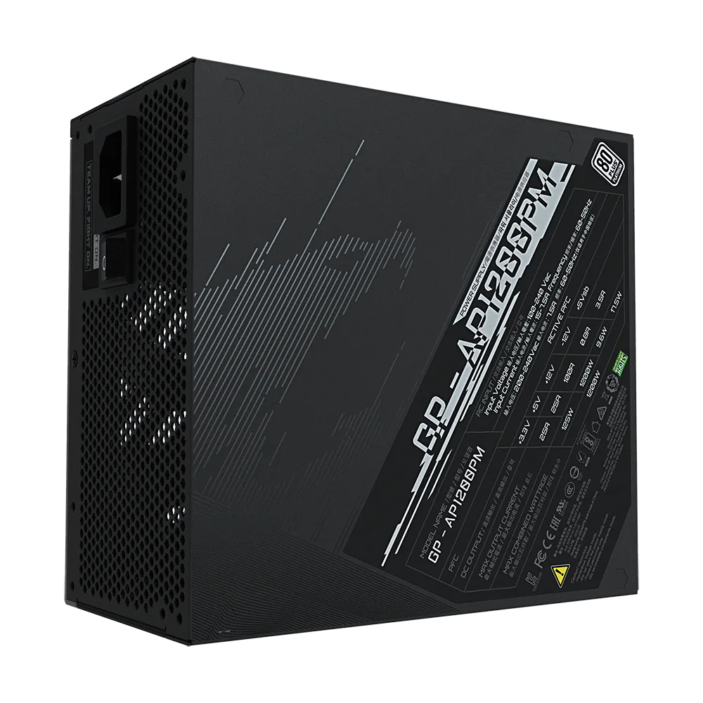 Gigabyte giới thiệu PSU AORUS P1200W mới với màn hình LCD độc đáo