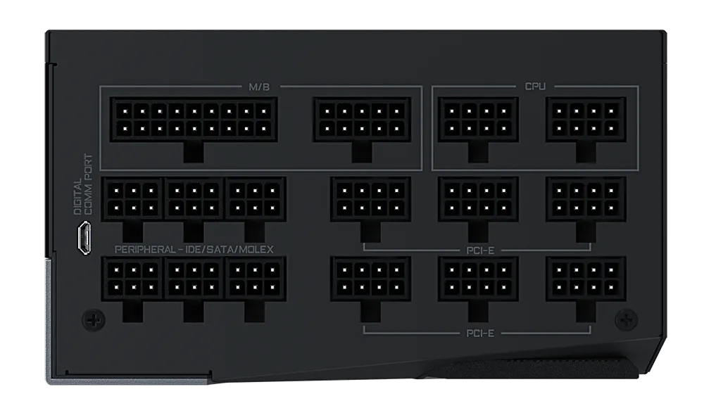 Gigabyte giới thiệu PSU AORUS P1200W mới với màn hình LCD độc đáo