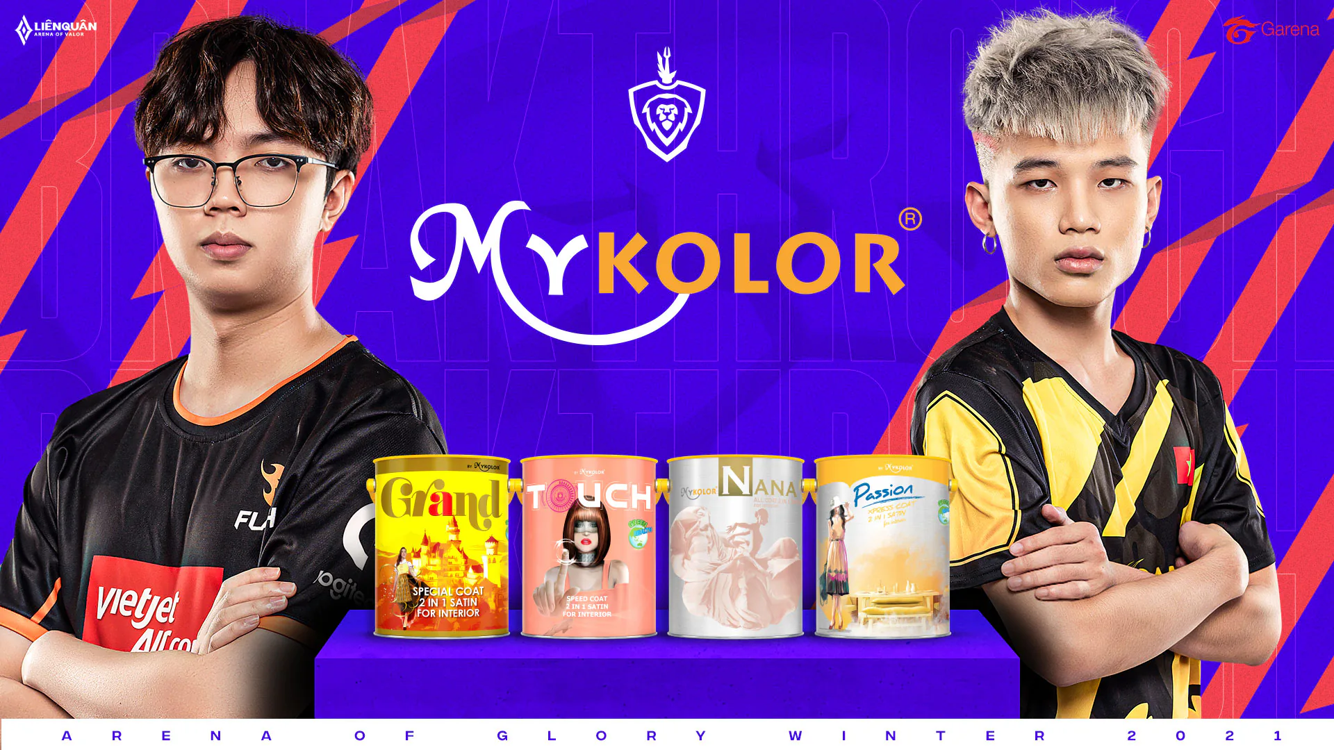Mykolor và Hảo Hảo là nhà tài trợ Đấu Trường Danh Vọng mùa Đông 2021