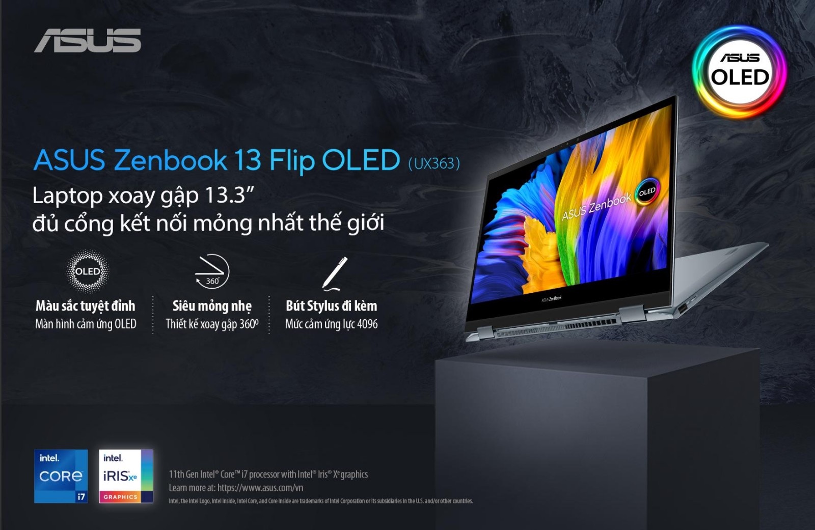 “OLED GO BIG”: ASUS tiếp tục cuộc chơi lớn với loạt laptop màn hình OLED tại Việt Nam