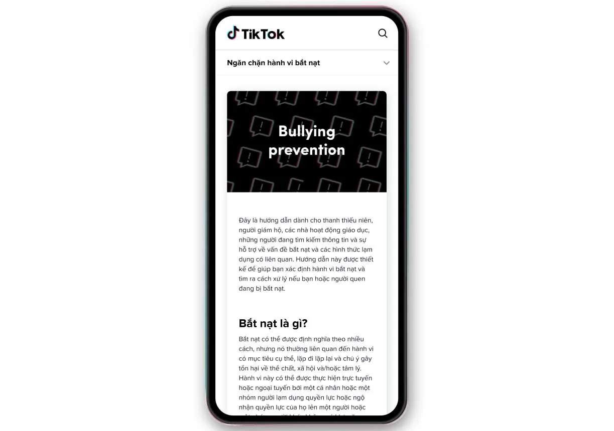 TikTok cập nhật nguồn tài nguyên an toàn cho các gia đình