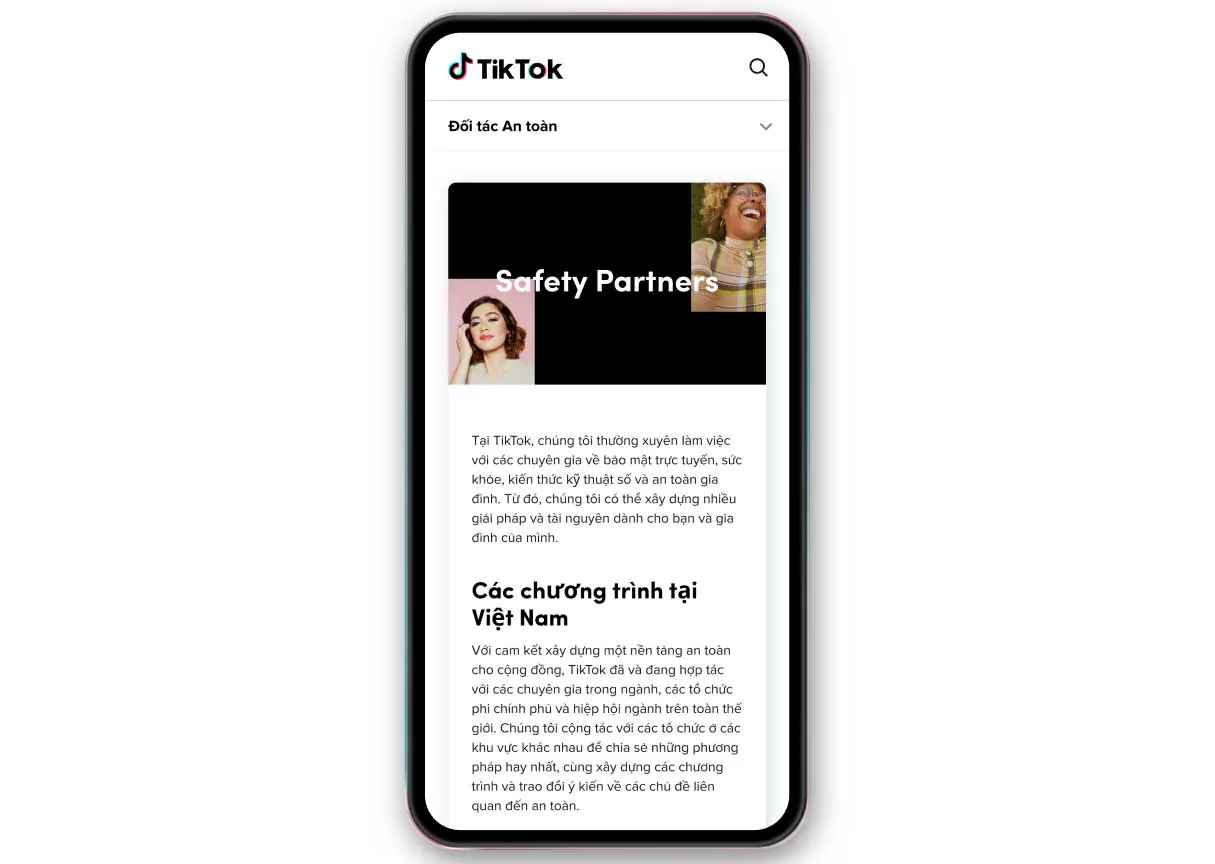 TikTok cập nhật nguồn tài nguyên an toàn cho các gia đình