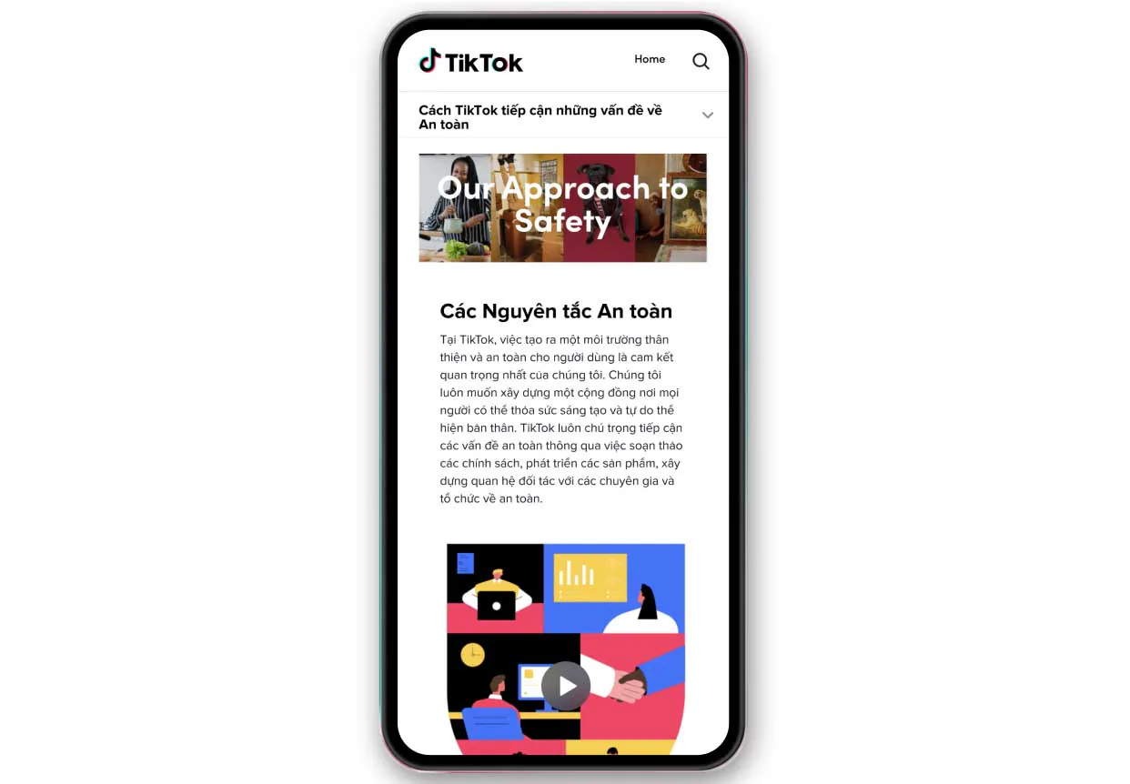 TikTok cập nhật nguồn tài nguyên an toàn cho các gia đình