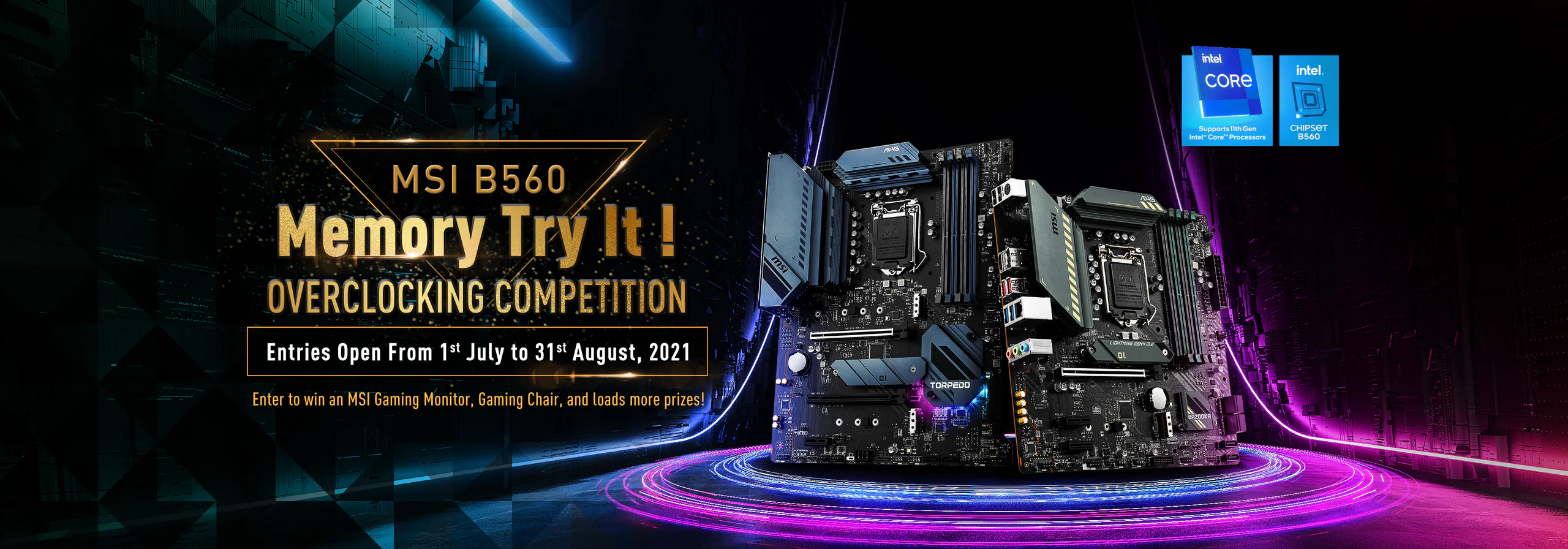 Cuộc thi Ép xung MSI B560 Memory Try It! Kết thúc với kết quả ấn tượng 6200MHz đối với bộ nhớ DDR4 trên bo mạch chủ B560