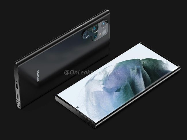 Lộ diện ảnh render Samsung Galaxy S22 với khe nhét bút S Pen
